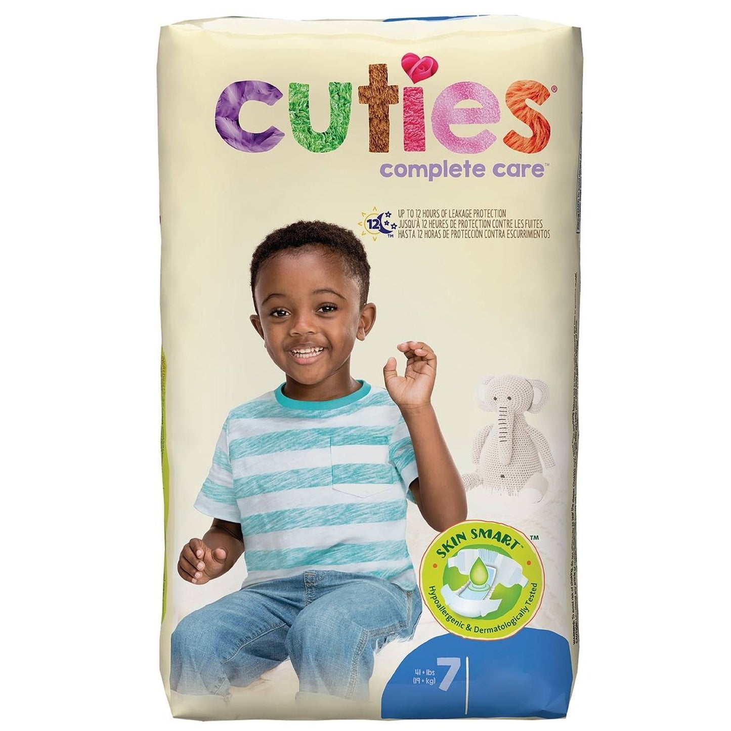 Cuties® Complete Care Unisex Baby Diaper Size 7 Disposable Heavy Absorbency (1206485_CS)