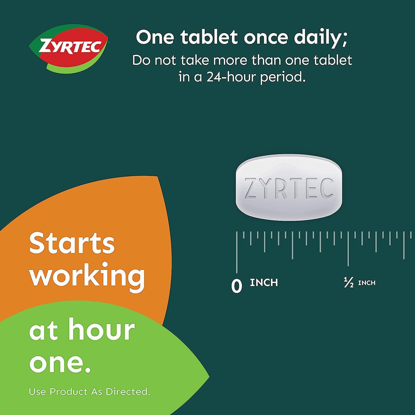Zyrtec® Allergy Relief 10 mg Strength Tablet 14 per Box (677828_BX)