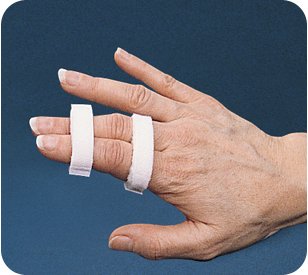 Bird & Cronin® Buddy Splint Finger Wrap Splint Adult Small Hook and Loop Strap Closure Finger White (981199_PK)