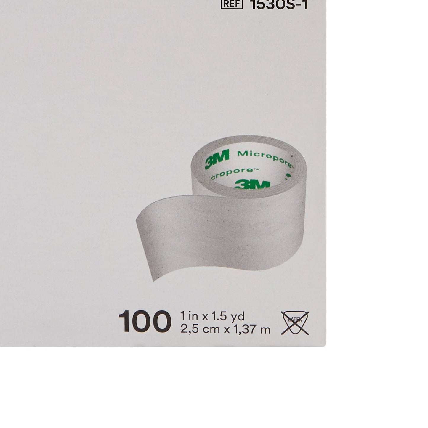 3M™ Micropore™ Medical Tape White 1 Inch X 1-1/2 Yard Paper NonSterile (6150_BX)