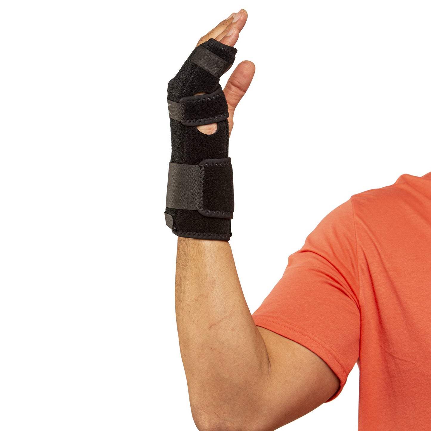 TKO® Standard Hand / Finger Brace Neoprene / Nylon / UBL Right Hand Black Regular (1154504_EA)