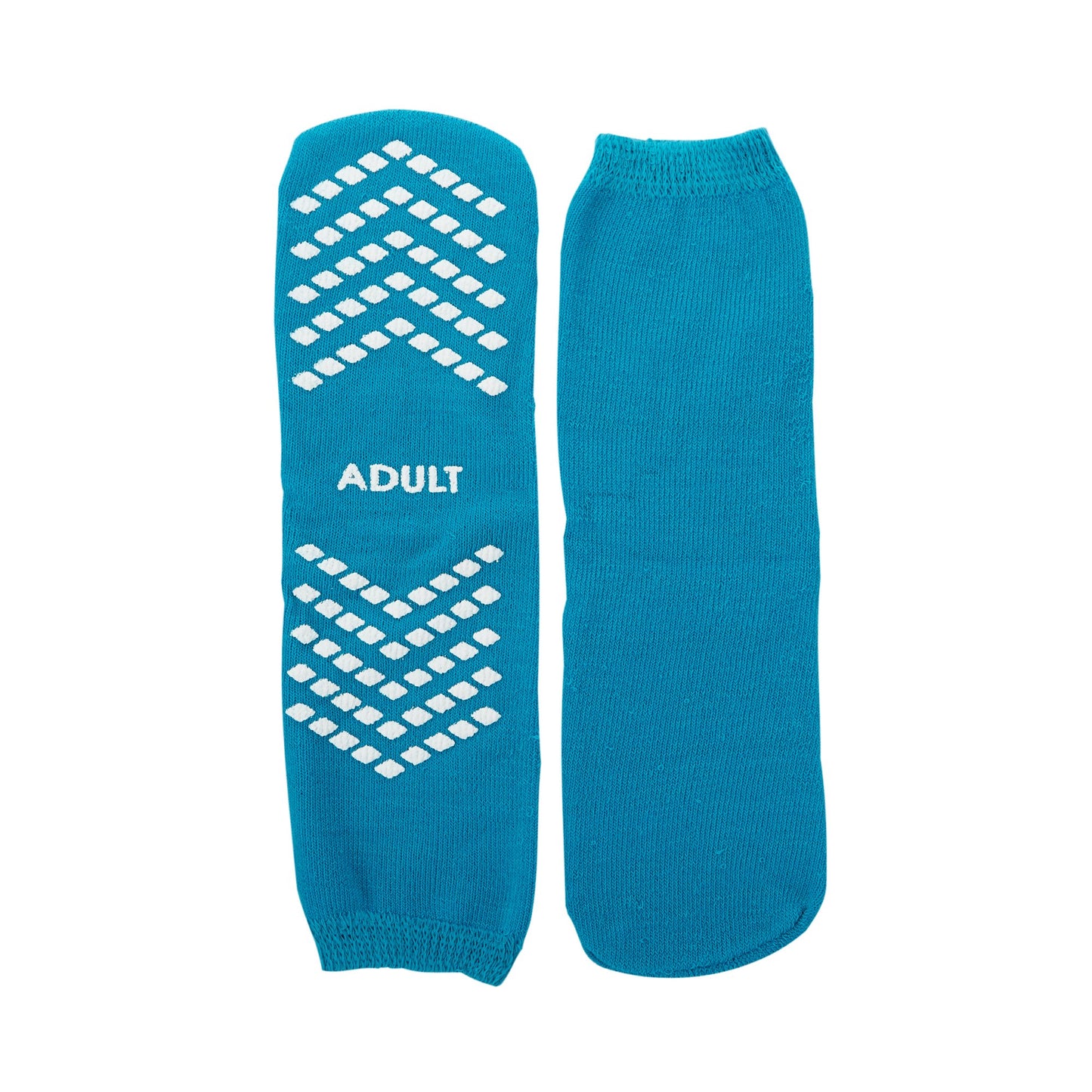 McKesson Slipper Socks Unisex Adult Large Single Tread Single Patient Use Teal (1038459_CS)