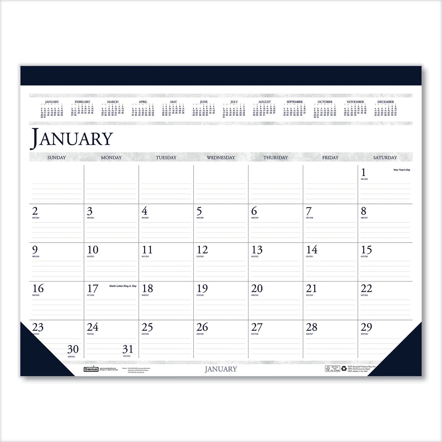 house-of-doolittle-recycled-two-color-perforated-monthly-desk-pad-calendar-num-hod1506_1