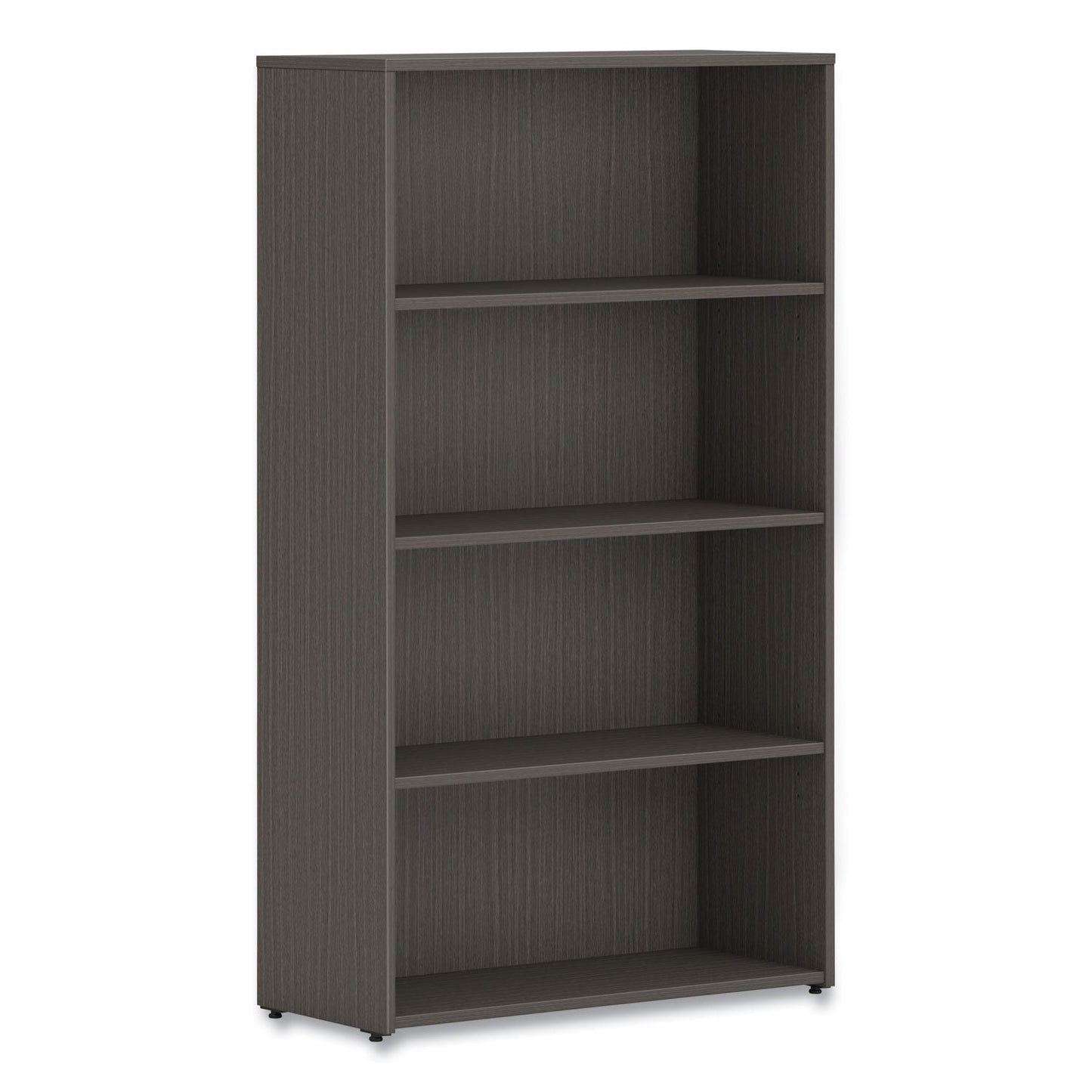 bookcase-4-shelf-adjustable-30x13x53-slate-teak_1