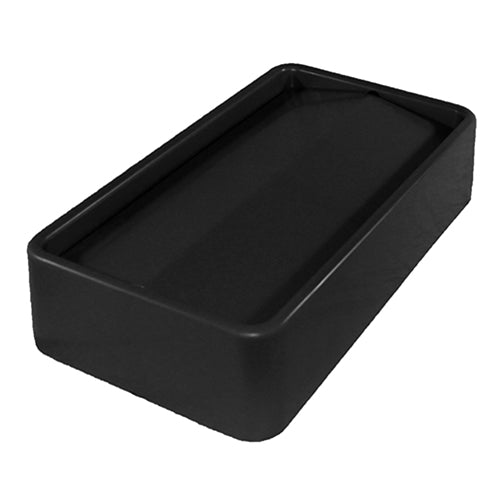 Impact® Thin Bin® 23 Gallon Swingtop Lid, 4/Case, Black (IMP7024-5)