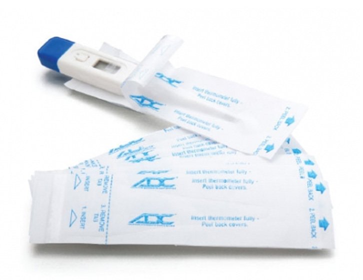 Adtemp™ Axillary / Oral / Rectal Thermometer Probe Cover For use with Digital Thermometer 50 per Box (742956_BX)