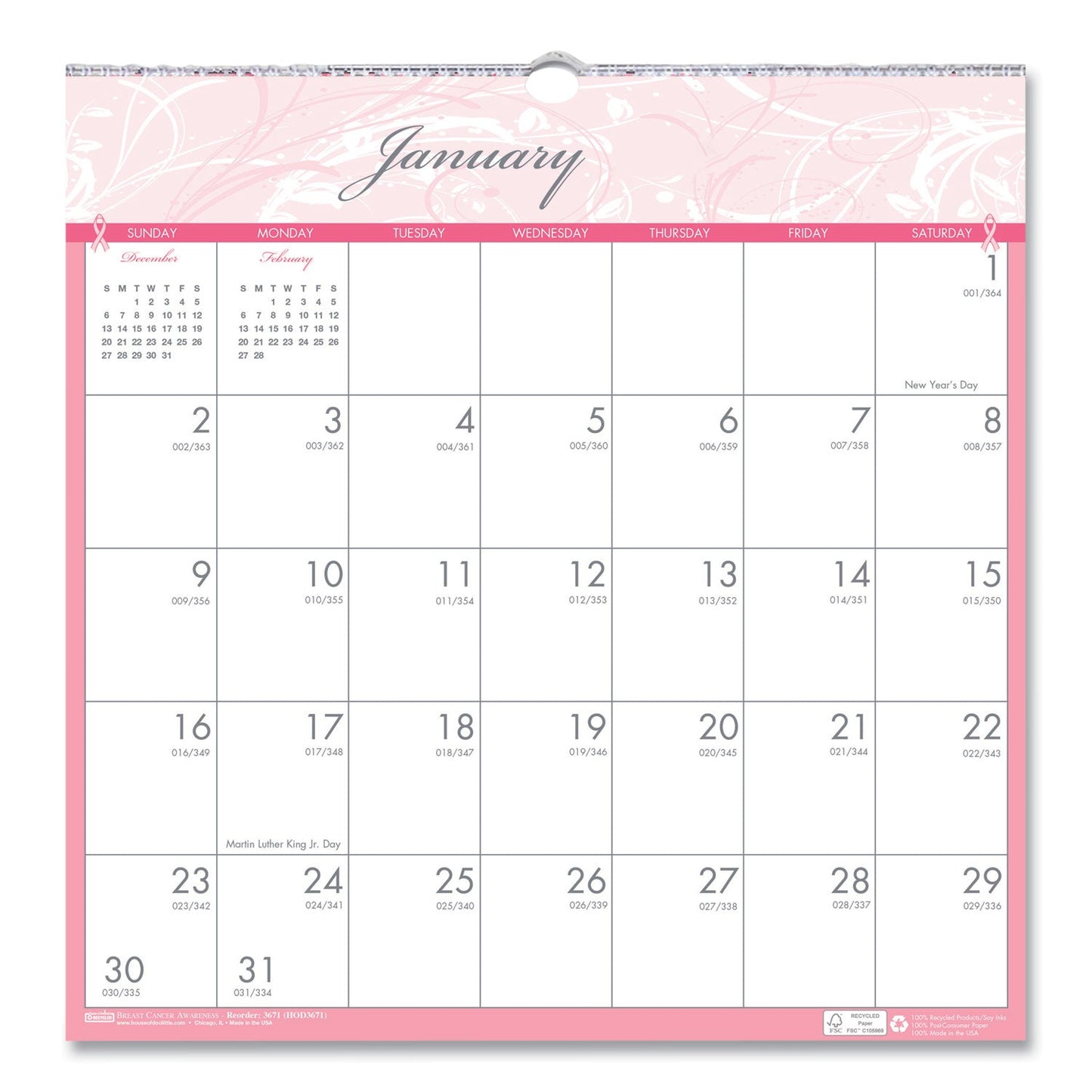 house-of-doolittle-recycled-monthly-wall-calendar-num-hod3671_1
