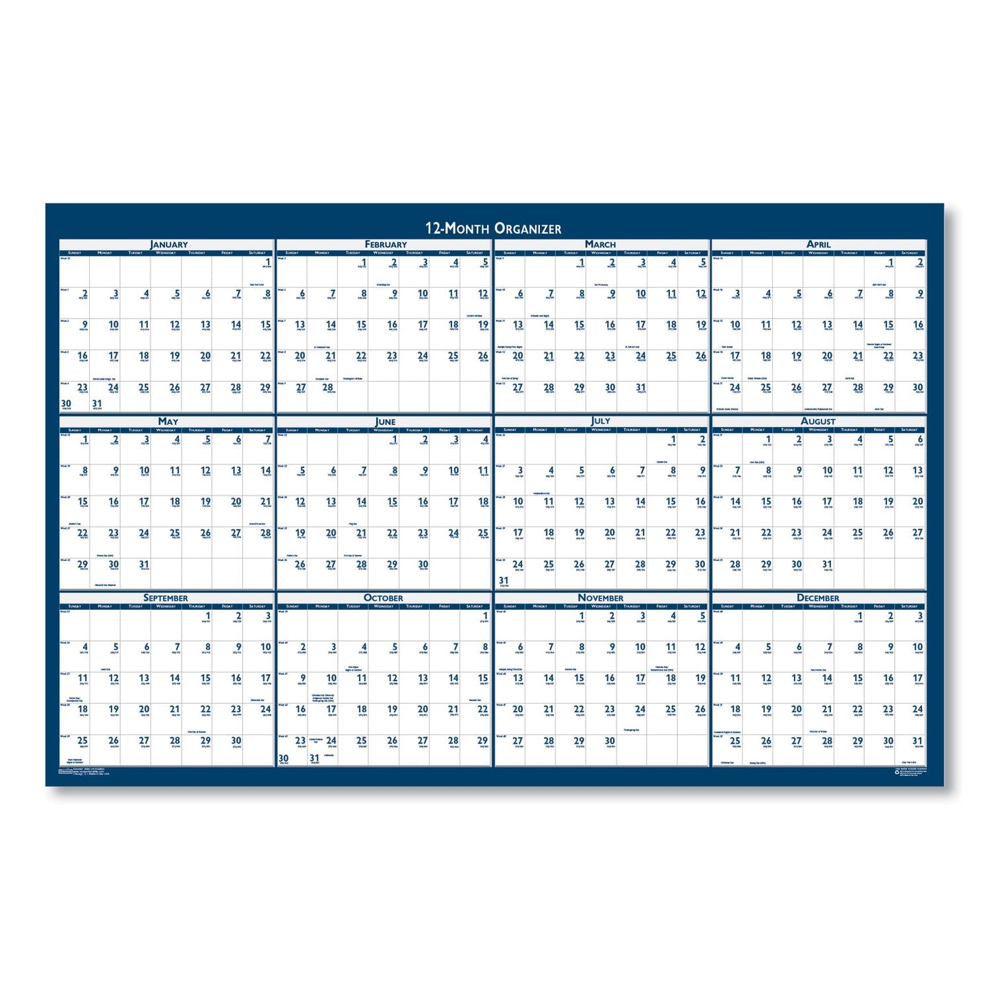 house-of-doolittle-recycled-poster-style-reversible-erasable-yearly-wall-calendar-num-hod3962_3