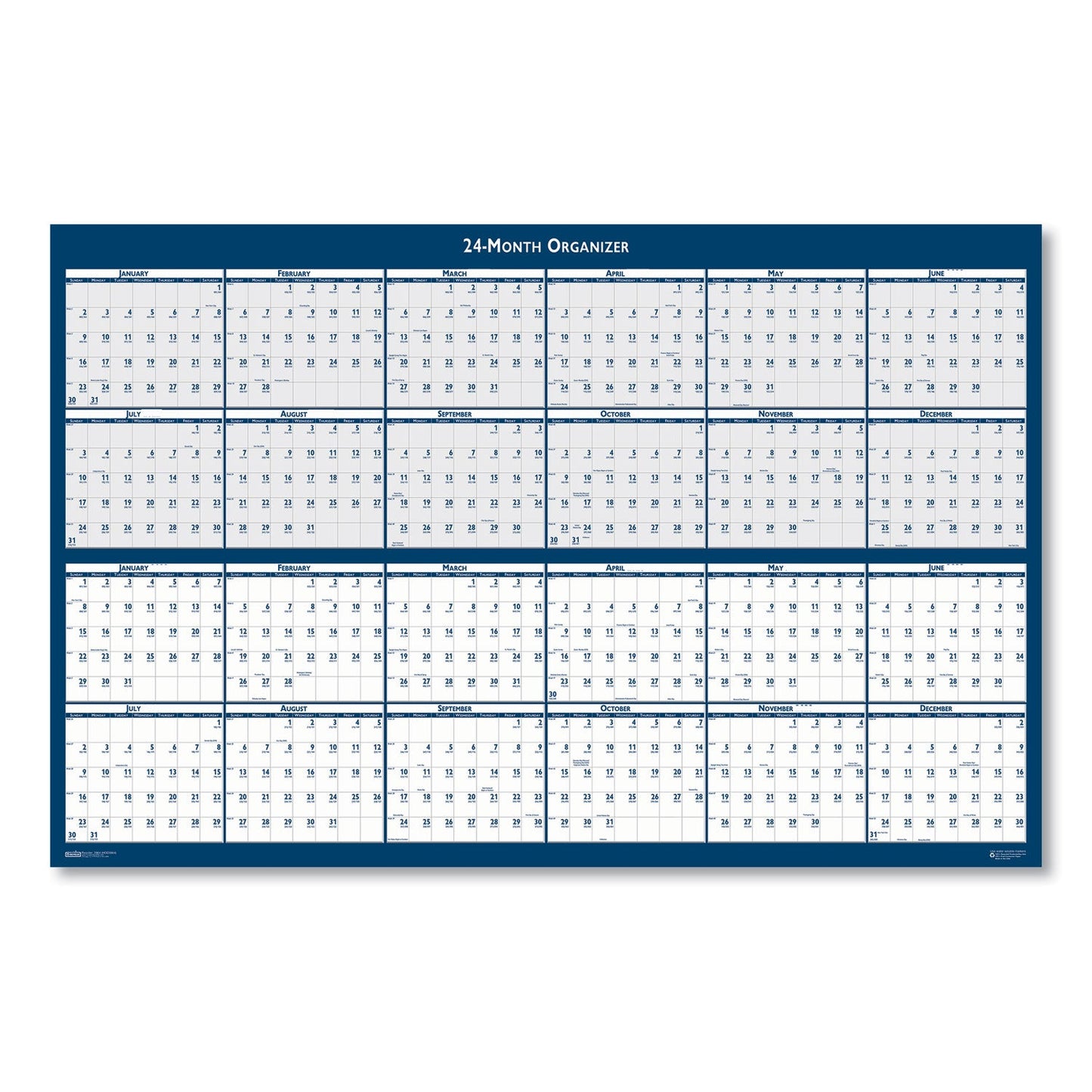 house-of-doolittle-reversible-erasable-2-year-wall-calendar-num-hod3964_3