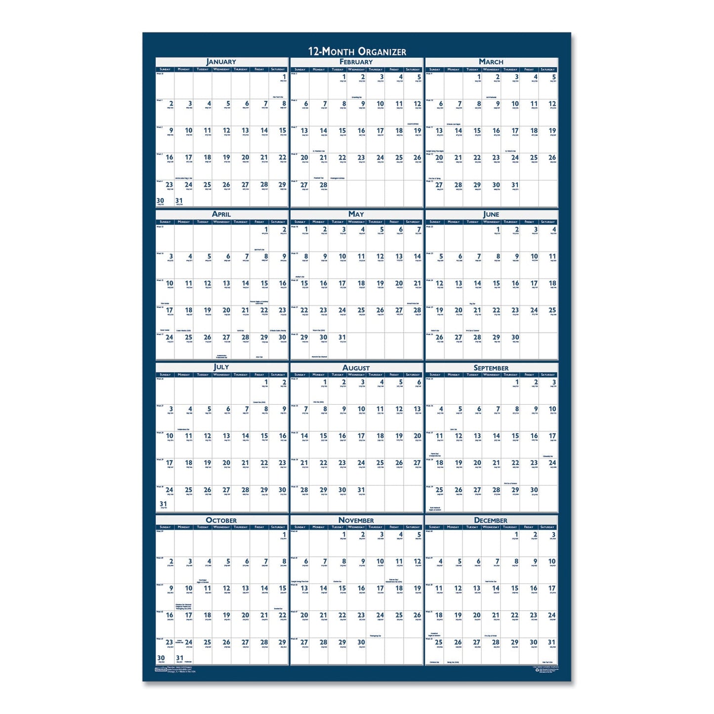 house-of-doolittle-recycled-poster-style-reversible-erasable-yearly-wall-calendar-num-hod396_2