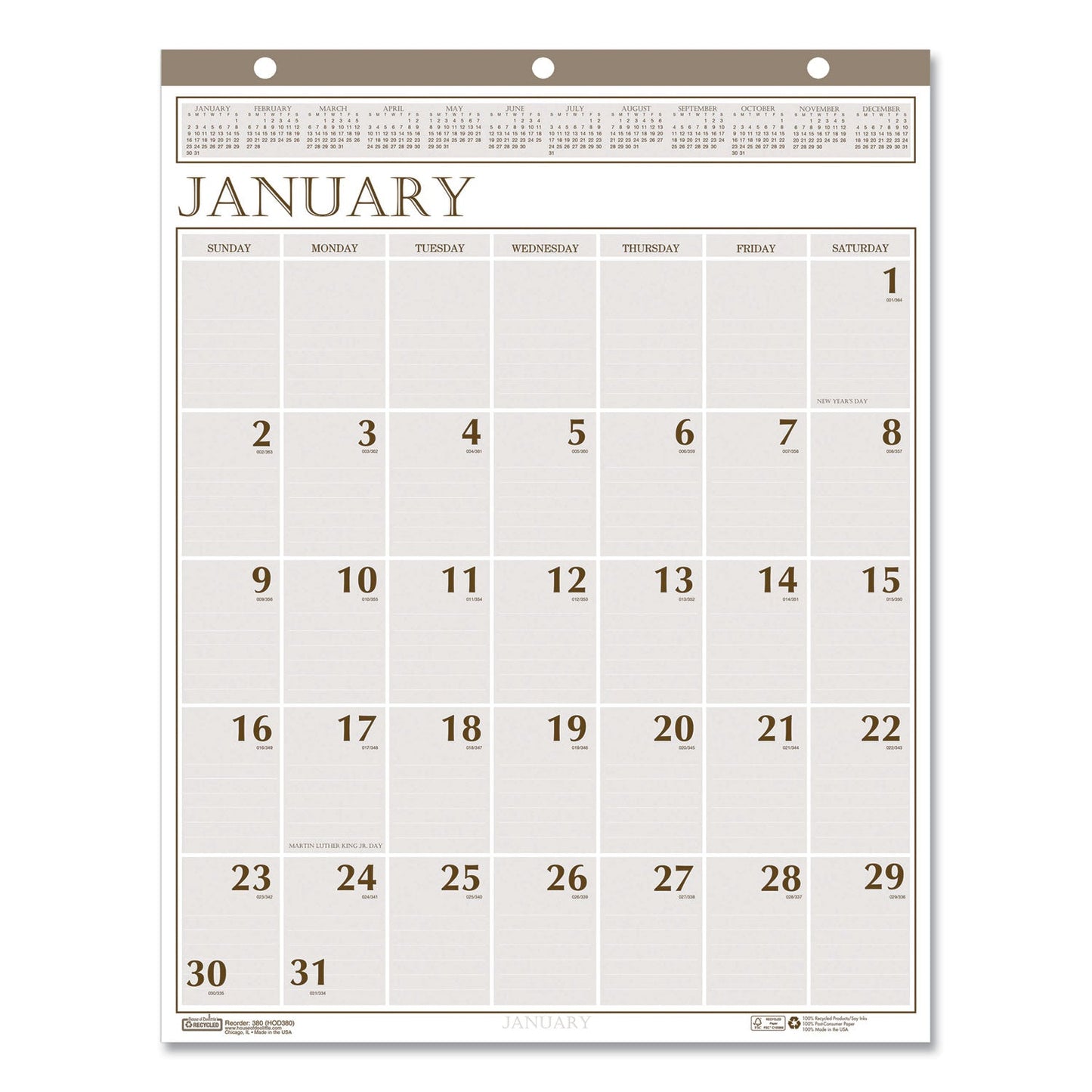house-of-doolittle-large-print-recycled-monthly-wall-calendar-num-hod380_1