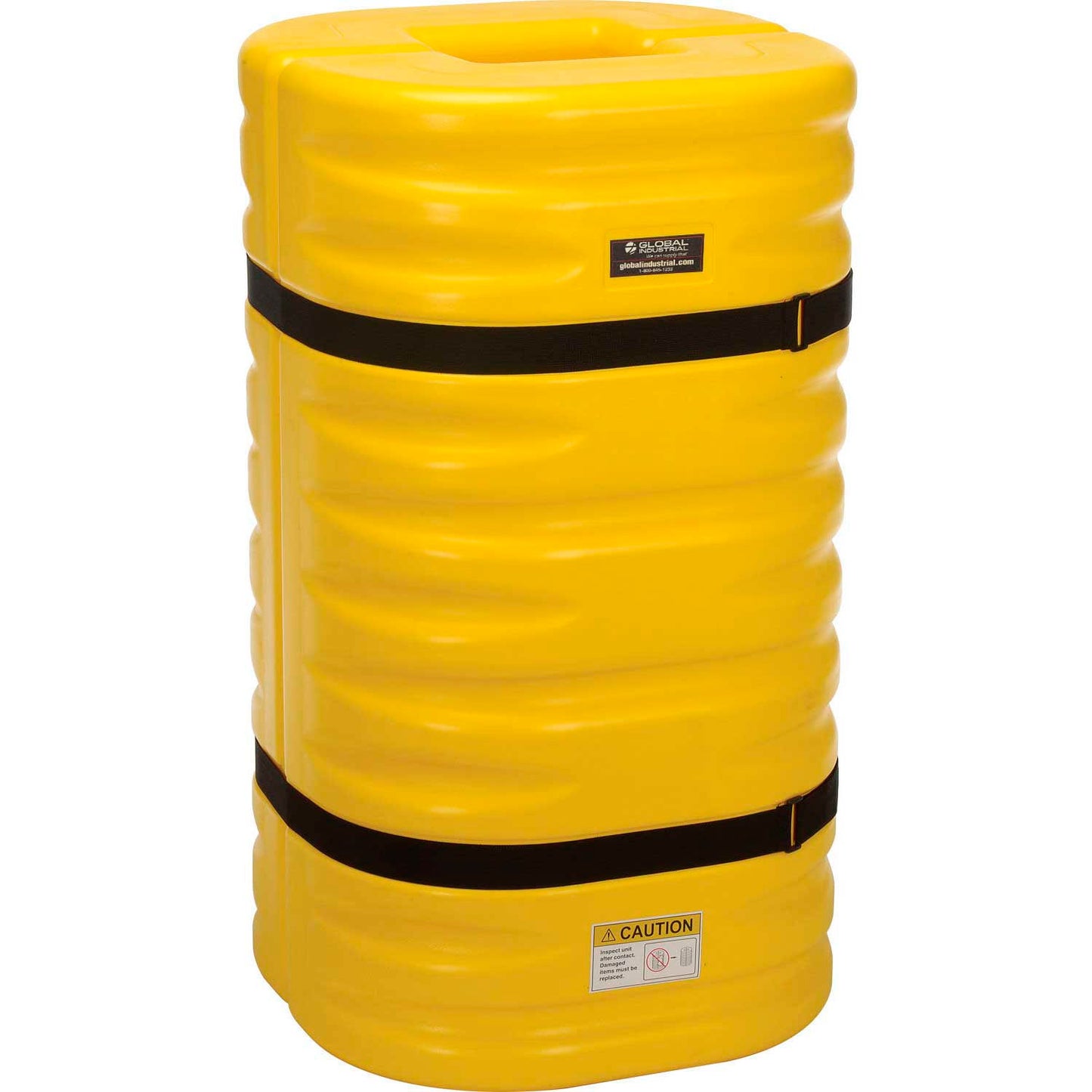 Global Industrial Column Protector, 8" Opening, Yellow (WB708163YL)