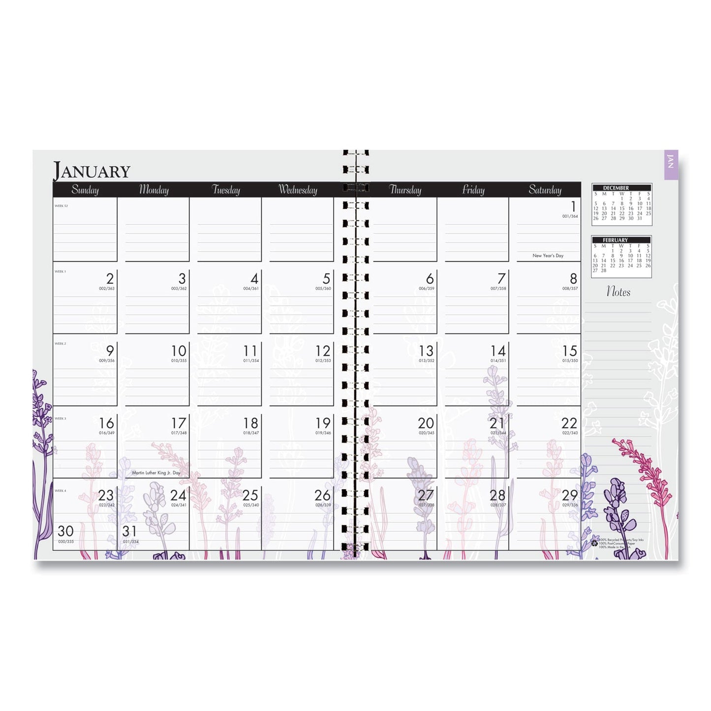 house-of-doolittle-recycled-wild-flower-weekly-monthly-planner-num-hod295674_2