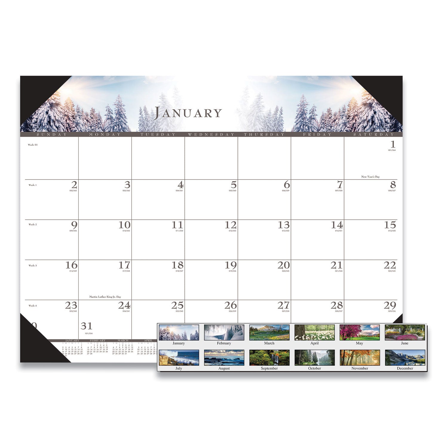 house-of-doolittle-recycled-full-color-monthly-desk-pad-calendar-num-hod140hd_1