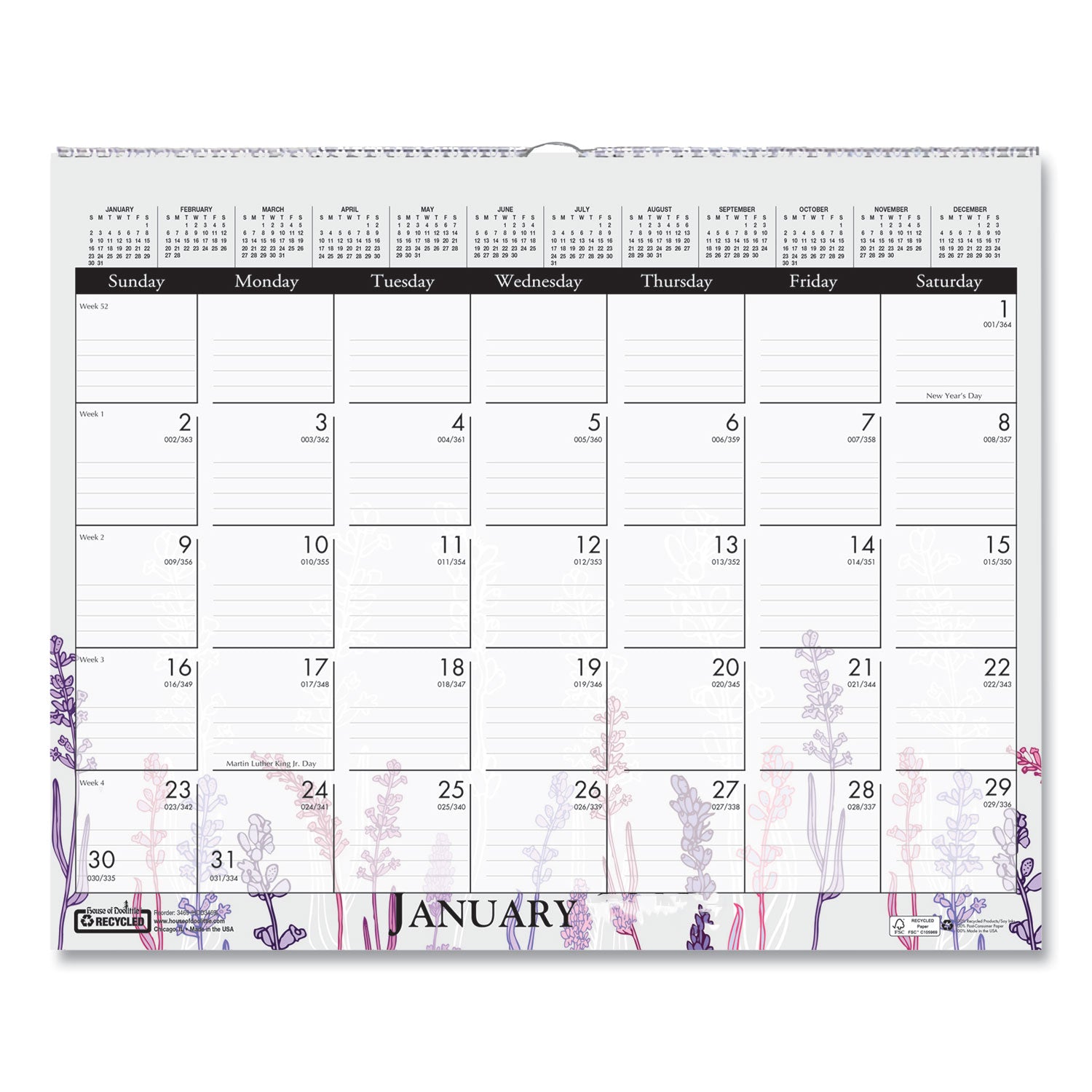 house-of-doolittle-recycled-wild-flower-wall-calendar-num-hod3469_1