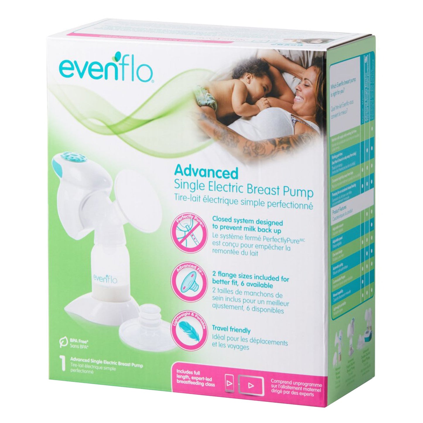 Evenflo Advanced Single Electric Breast Pump Evenflo Advanced (1062665_EA)