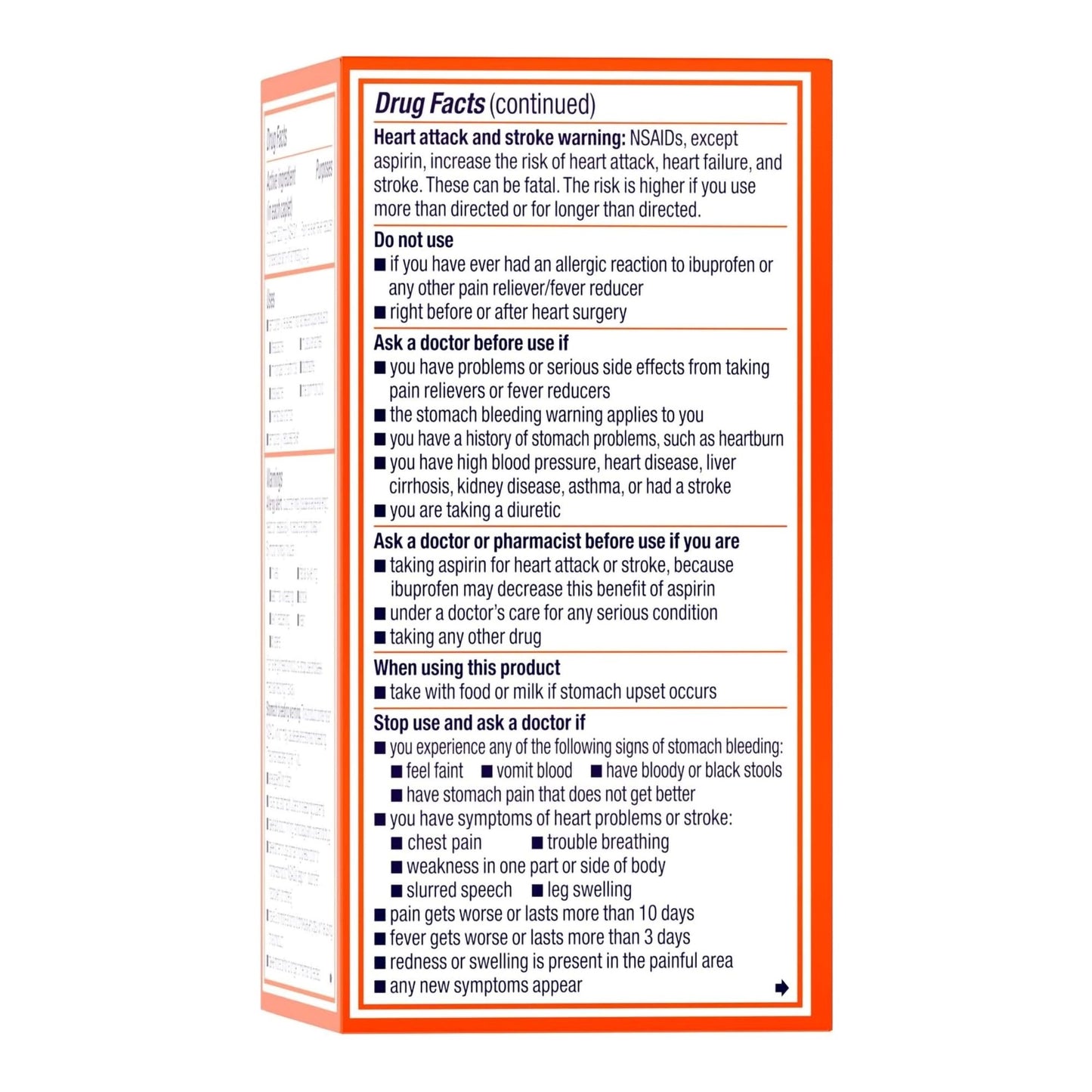 Motrin® IB Pain Relief 200 mg Strength Ibuprofen Capsule (1228862_BT)
