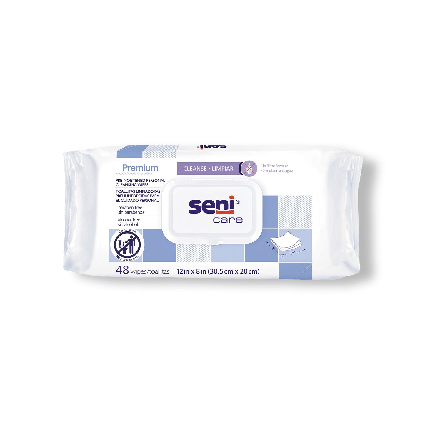 Seni® Care Personal Cleansing Wipe Soft Pack Scented 48 Count (1215646_PK)