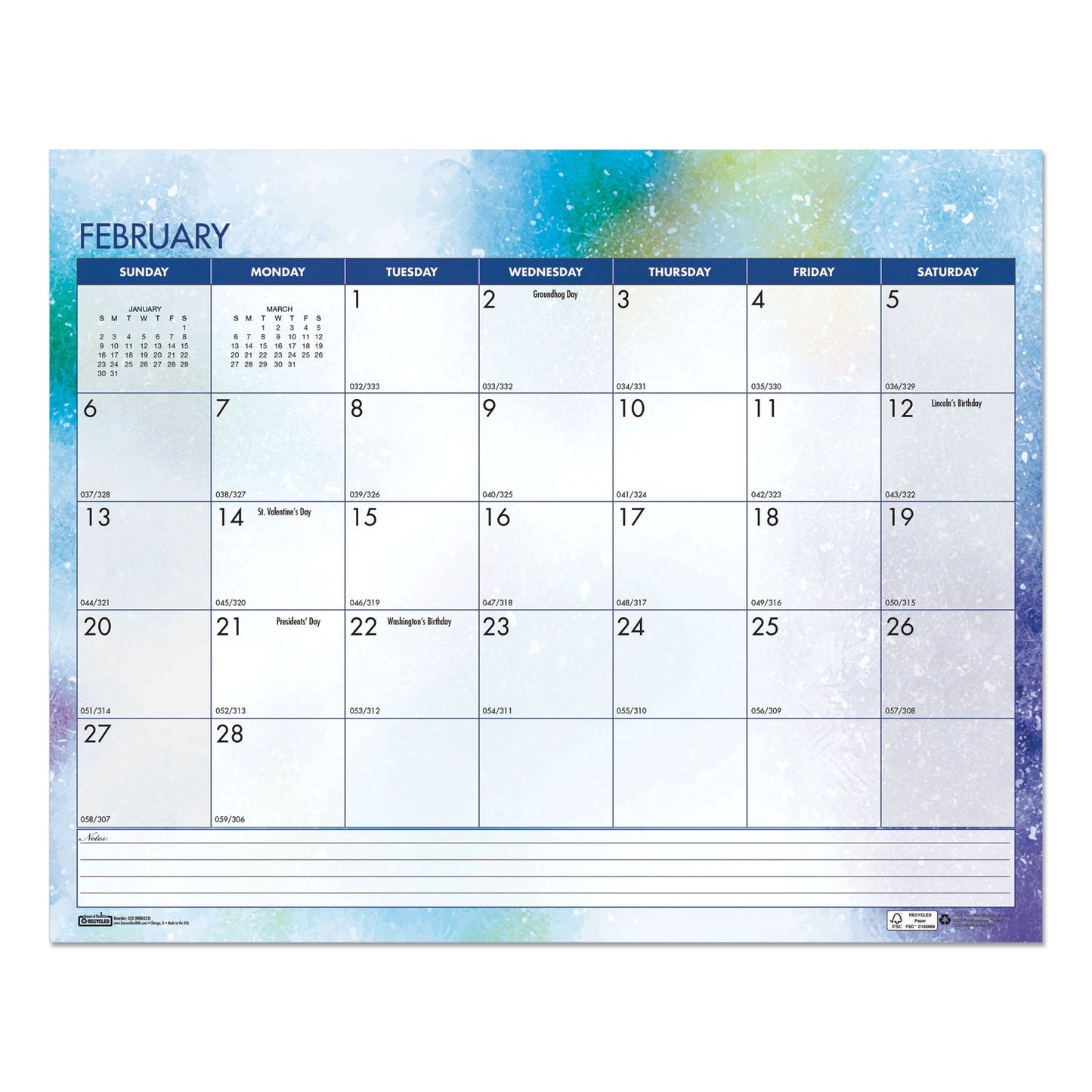 house-of-doolittle-recycled-cosmos-wall-calendar-num-hod3459_3