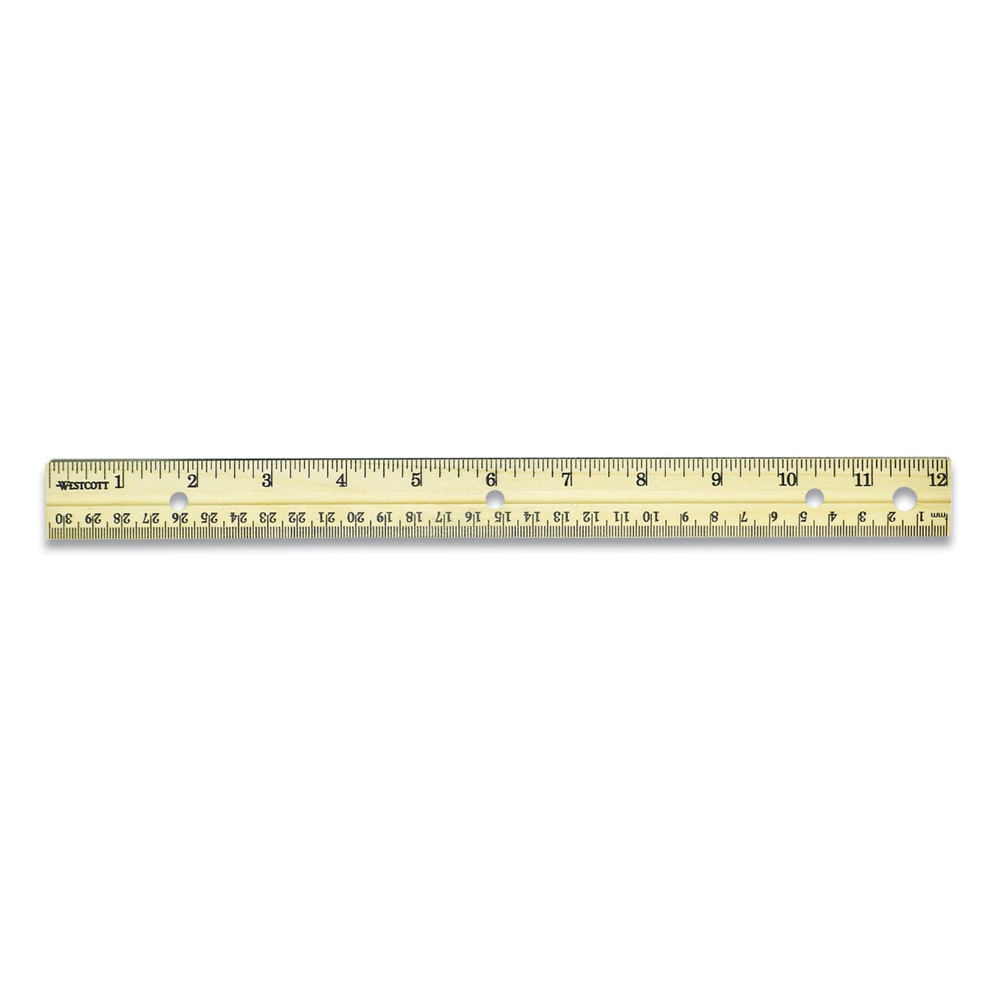 westcott-three-hole-punched-wood-ruler-num-acm17724_2