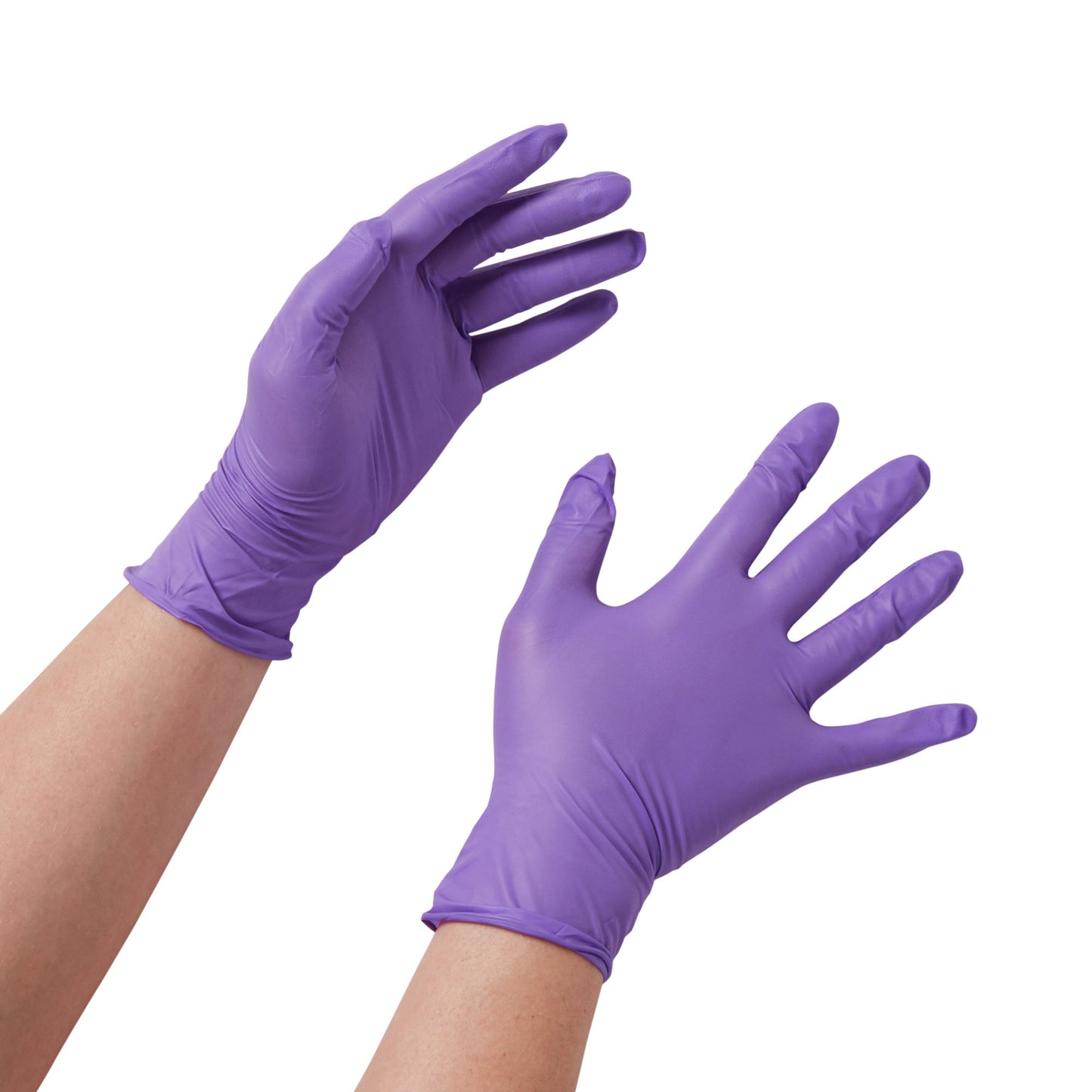 Purple Nitrile® Exam Glove Large NonSterile Nitrile Standard Cuff Length Textured Fingertips Purple Chemo Tested (365062_CS)