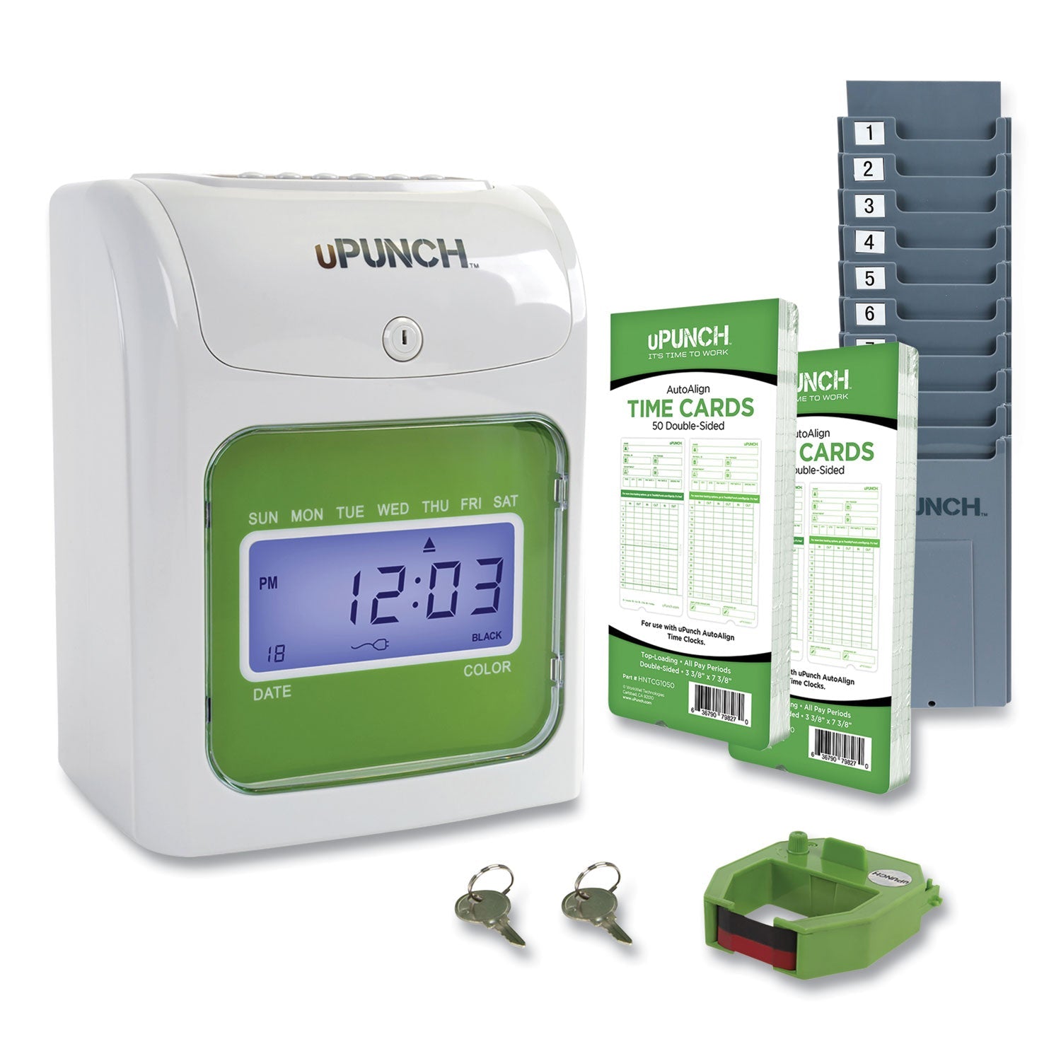 upunch-hn1500-electronic-non-calculating-time-clock-bundle-num-ppzhn1500_1