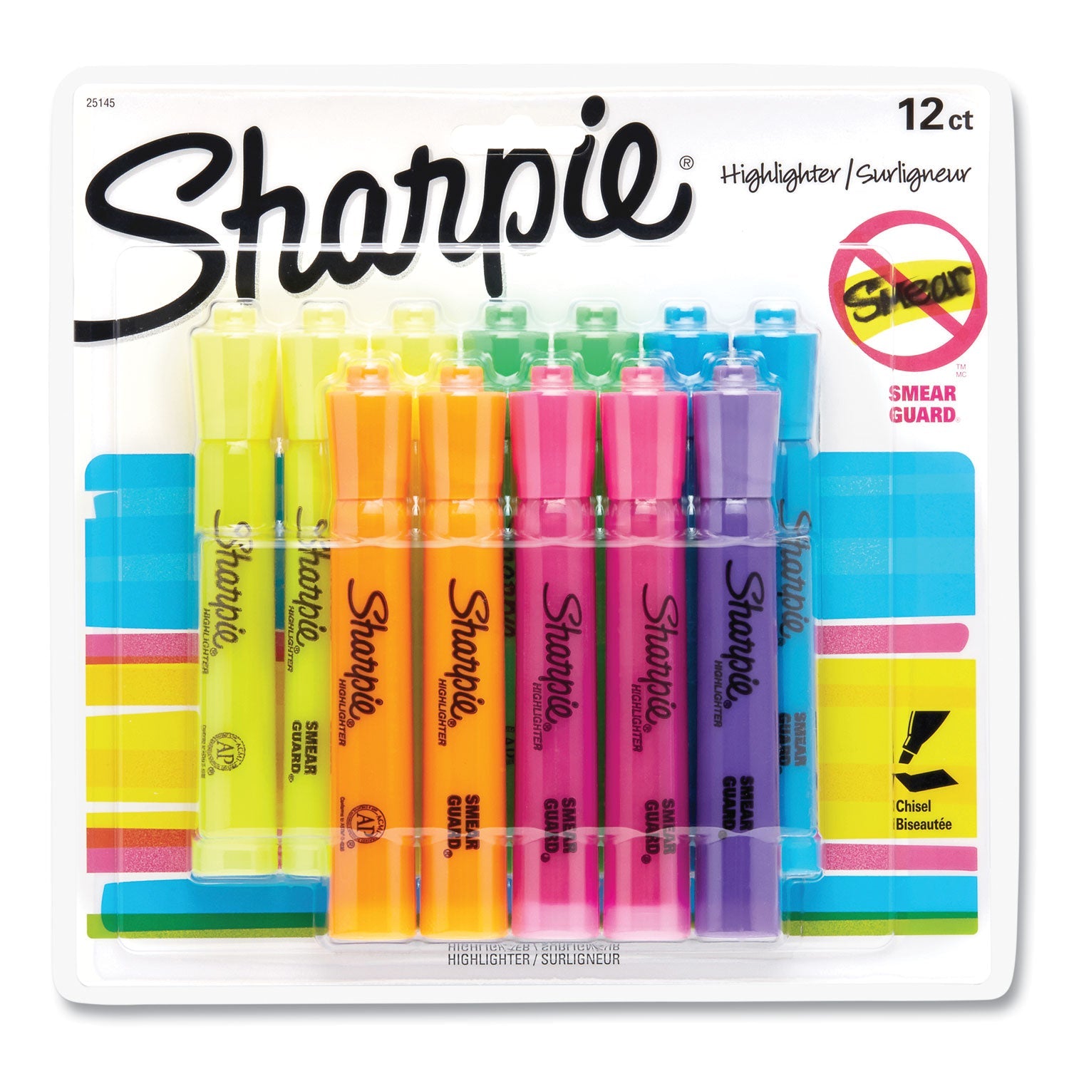 sharpie-r-tank-style-highlighters-assorted-ink-colors-chisel-tip-assorted-barrel-colors-dozen-san25145_1