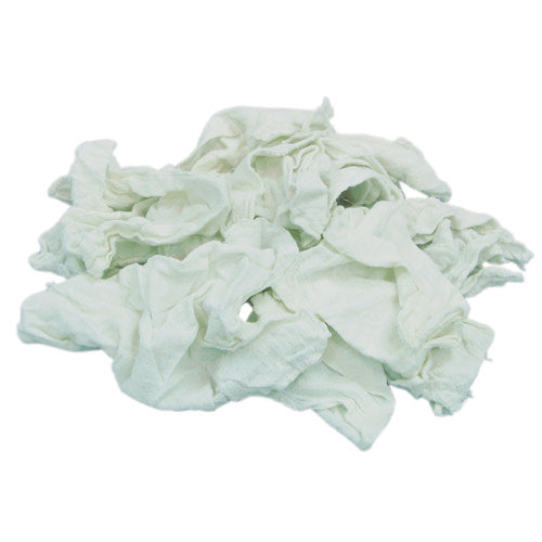 SpaceWorks® Reclaimed T-Shirt Material, Spaceworks®, White, 25lb Box (HOS71500-25-SW)
