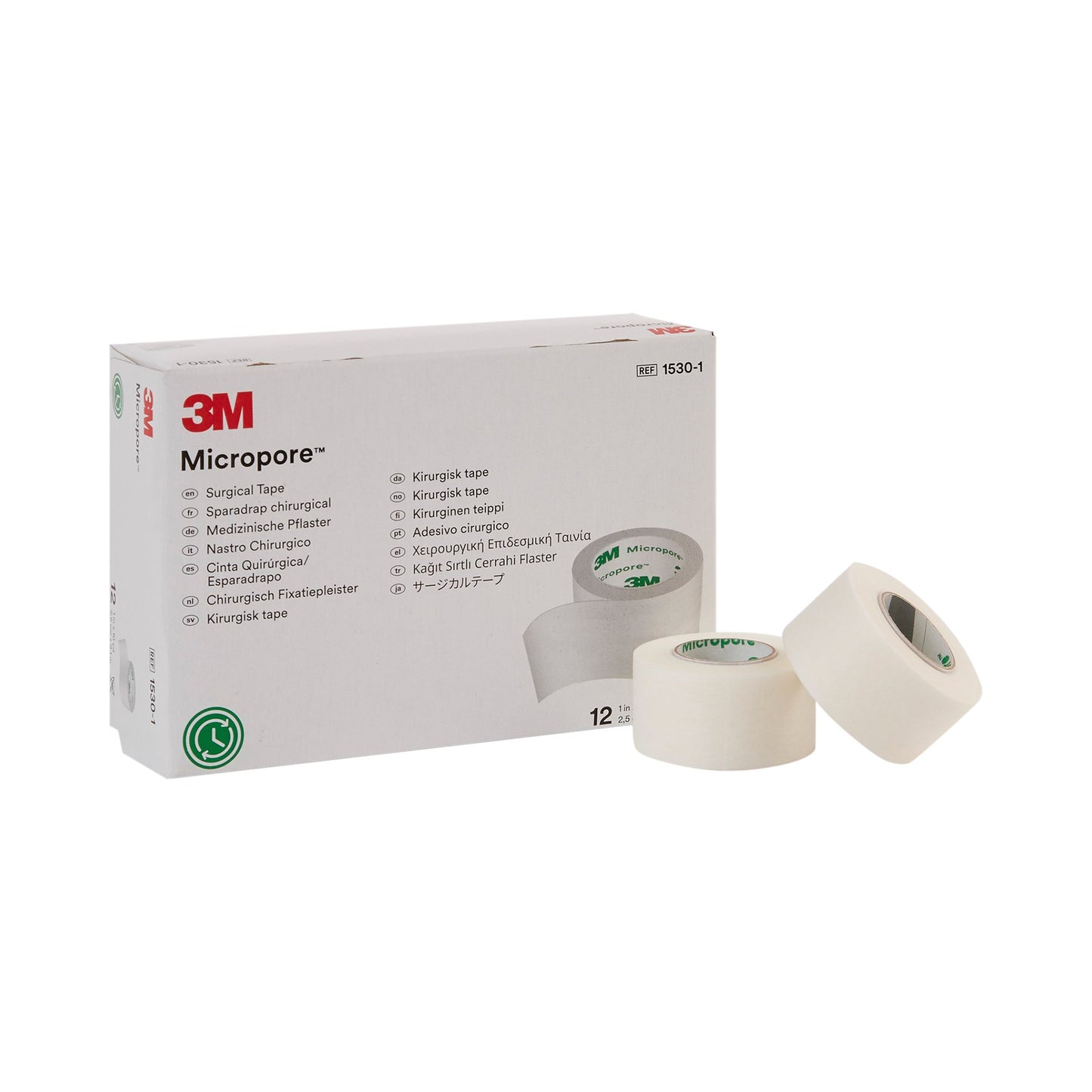 3M™ Micropore™ Medical Tape White 1 Inch X 10 Yard Paper NonSterile (5767_BX)