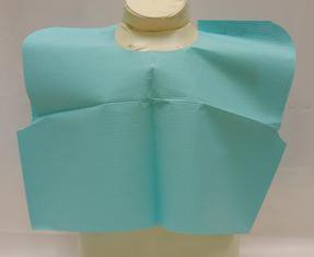 Tidi® Exam Cape Teal One Size Fits Most Front / Back Opening Without Closure Unisex Disposable (768796_CS)