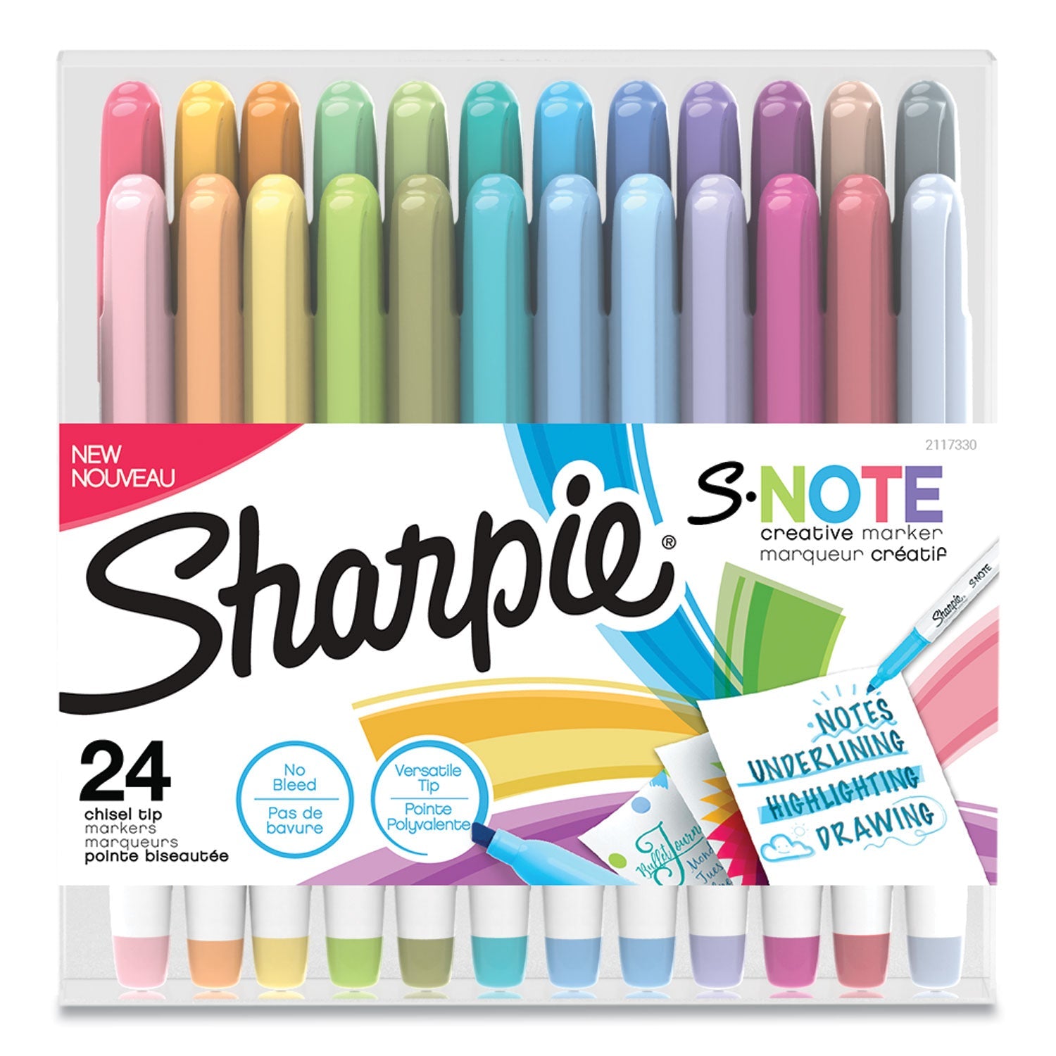 sharpie-r-s-note-creative-markers-assorted-ink-colors-chisel-tip-assorted-barrel-colors-24-pack-san2158059_1