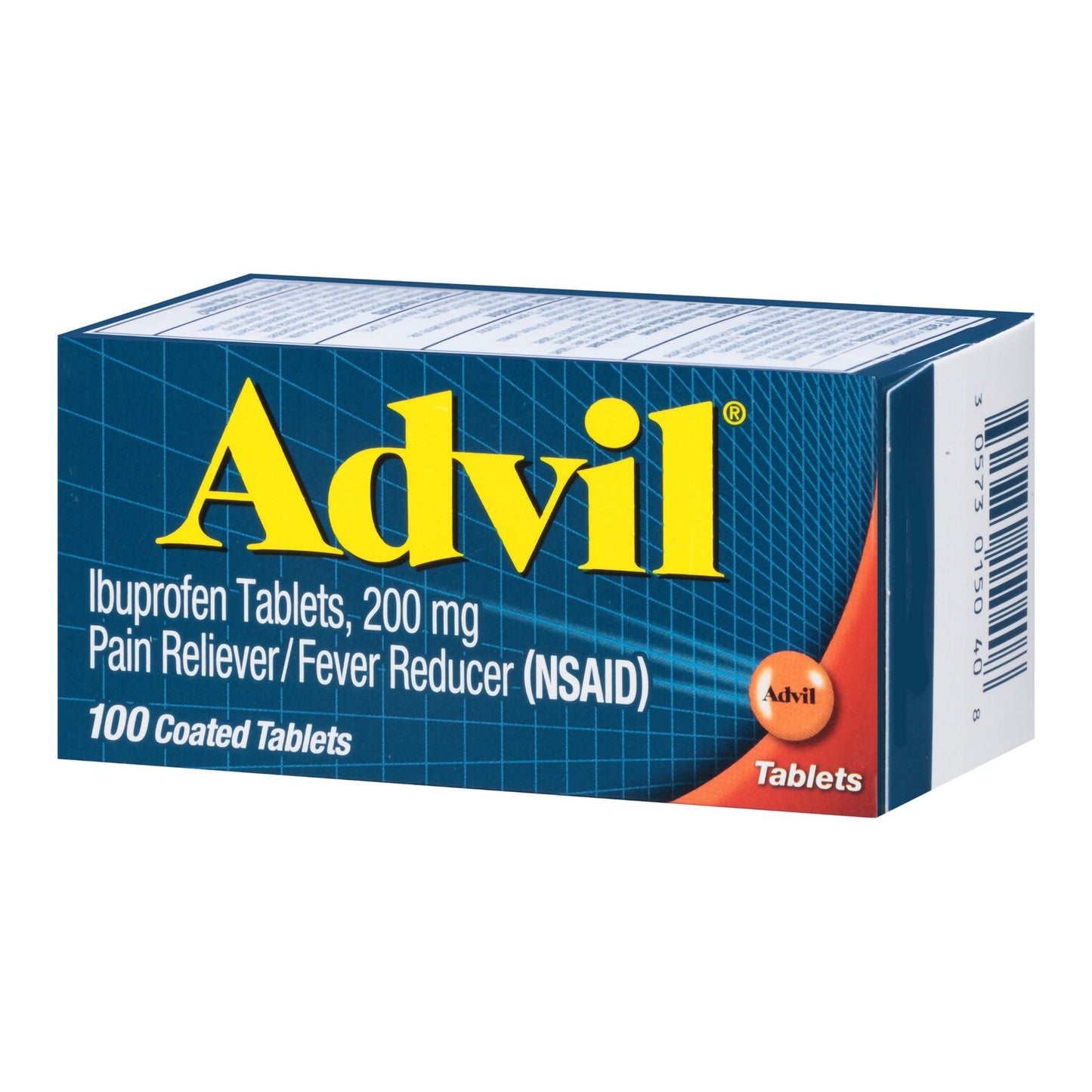 Advil® Pain Relief 200 mg Strength Ibuprofen Tablet 100 per Bottle (533172_BT)