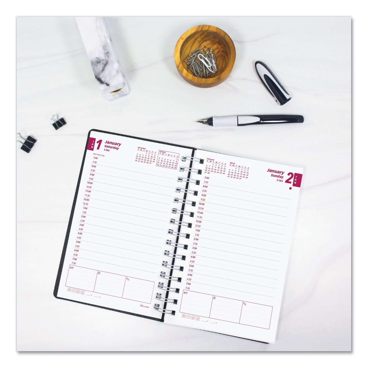 brownline-duraflex-daily-planner-num-redcb634vblk_4