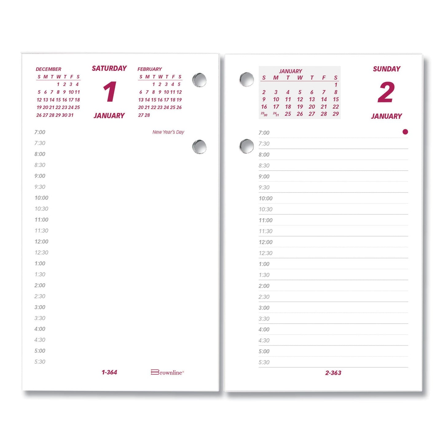 brownline-daily-calendar-pad-refill-num-redc2r_4