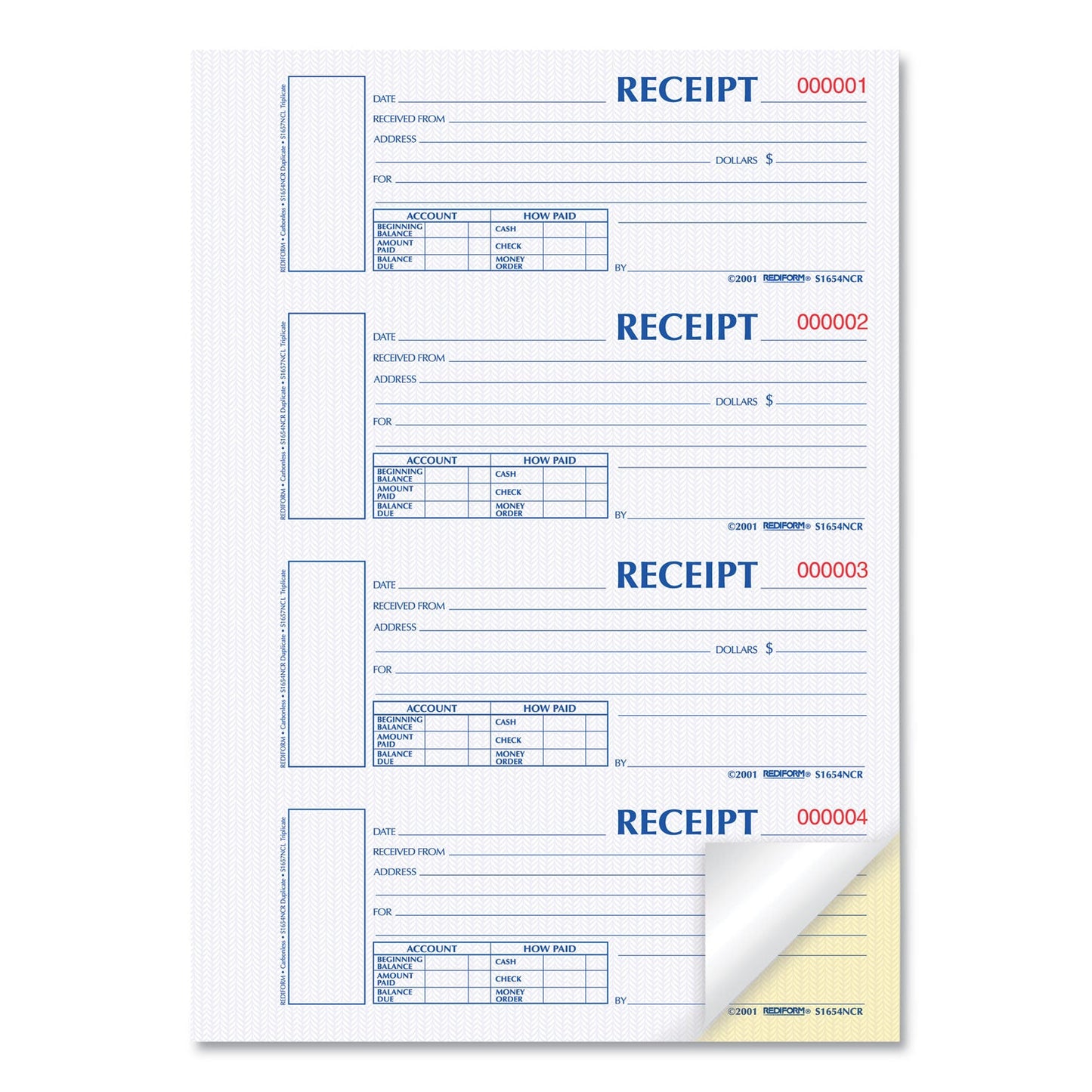 rediform-r-durable-hardcover-numbered-money-receipt-book-two-part-carbonless-6-88-x-2-75-4-forms-sheet-300-forms-total-reds1654ncr_4
