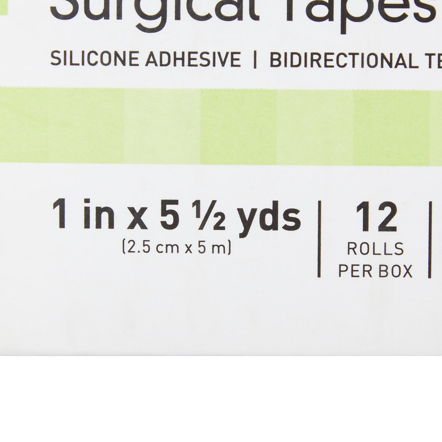 McKesson Medical Tape Transparent 1 Inch X 5-1/2 Yard Plastic / Silicone NonSterile (1073806_RL)