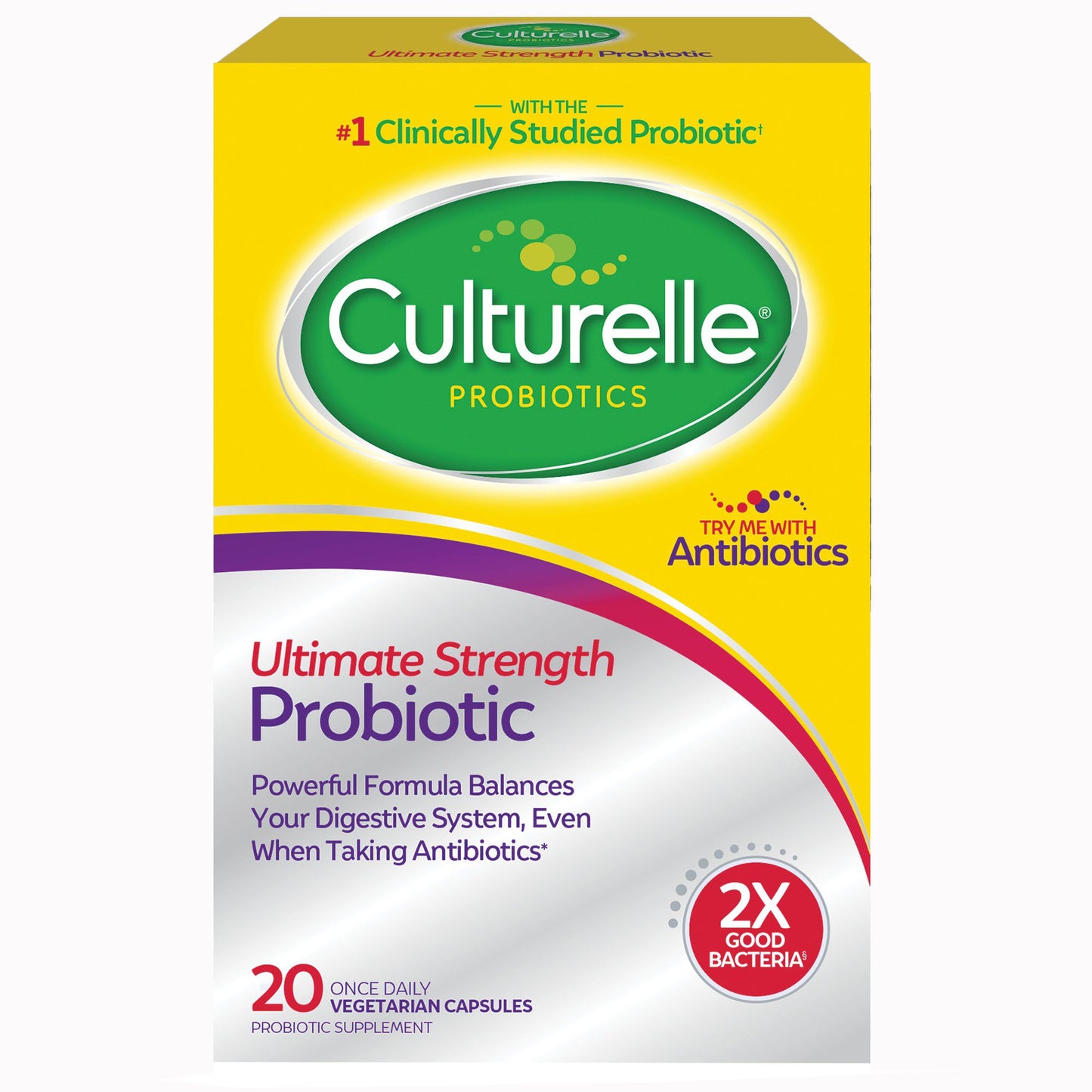 Culturelle® Probiotic Dietary Supplement 20 per Box Capsule (1268951_BX)