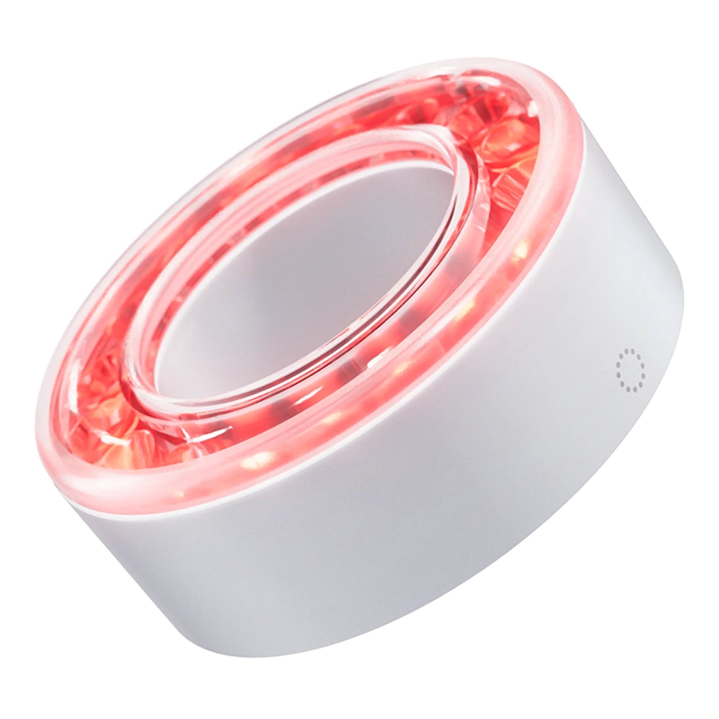 TheraFace Hot and Cold Rings - White Hand-Held Face Massager & Cleanser Attachment 1 Hot Ring, 1 Cold Ring, Travel Pouch (1248585_EA)
