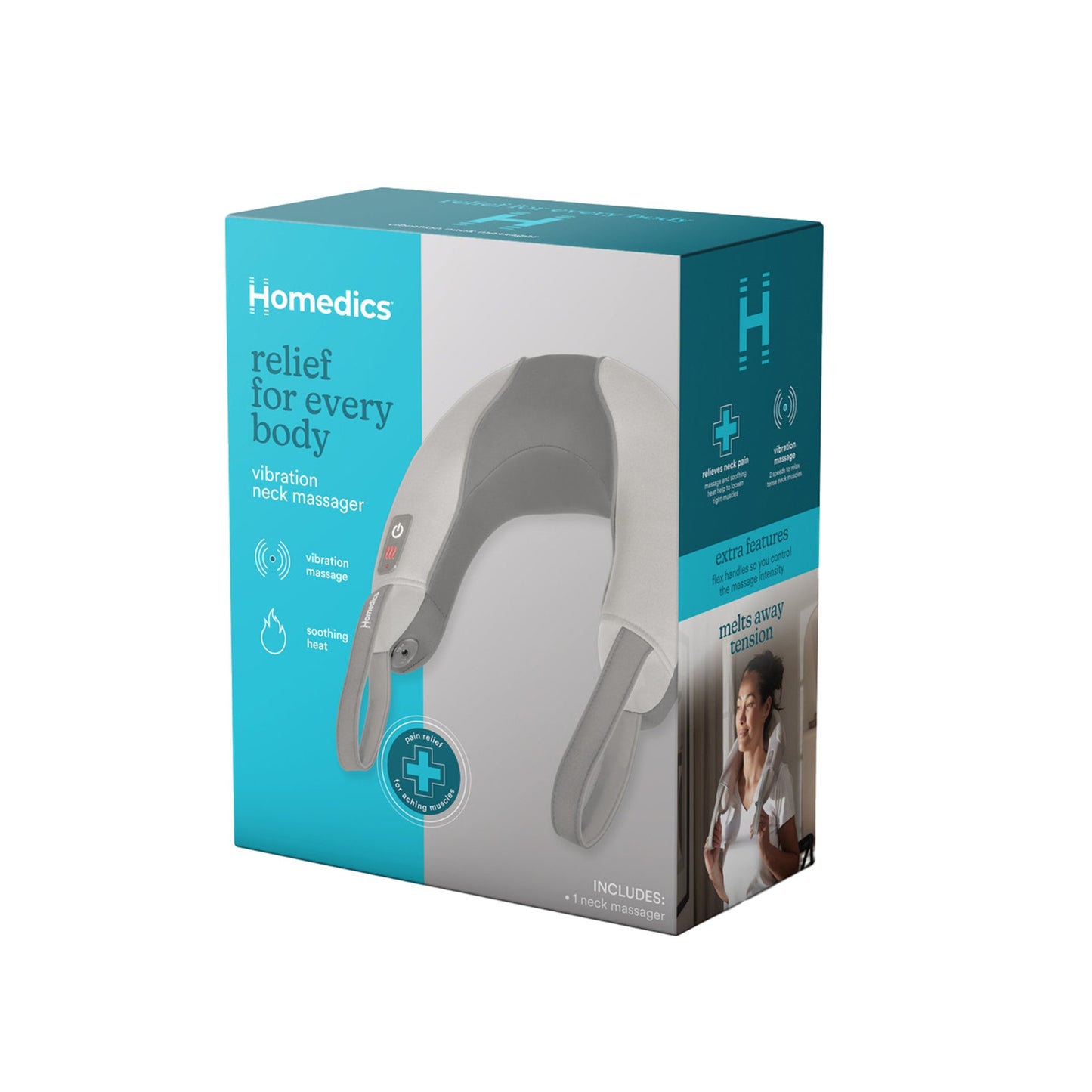 HoMedics® Pro Therapy Hand-Held Neck Massager with Heat HoMedics® Pro Therapy (1253812_EA)