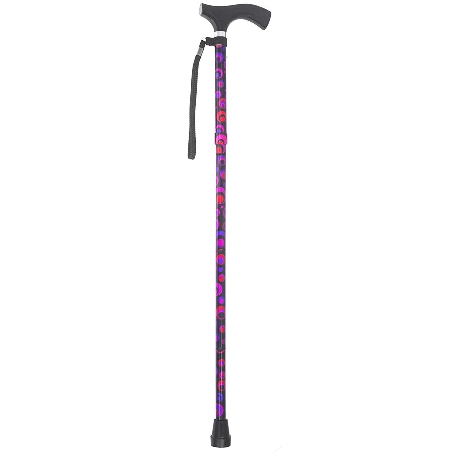 Switch Sticks® Folding Cane Aluminum 32 to 37 Inch Height Circle Print (1049988_EA)