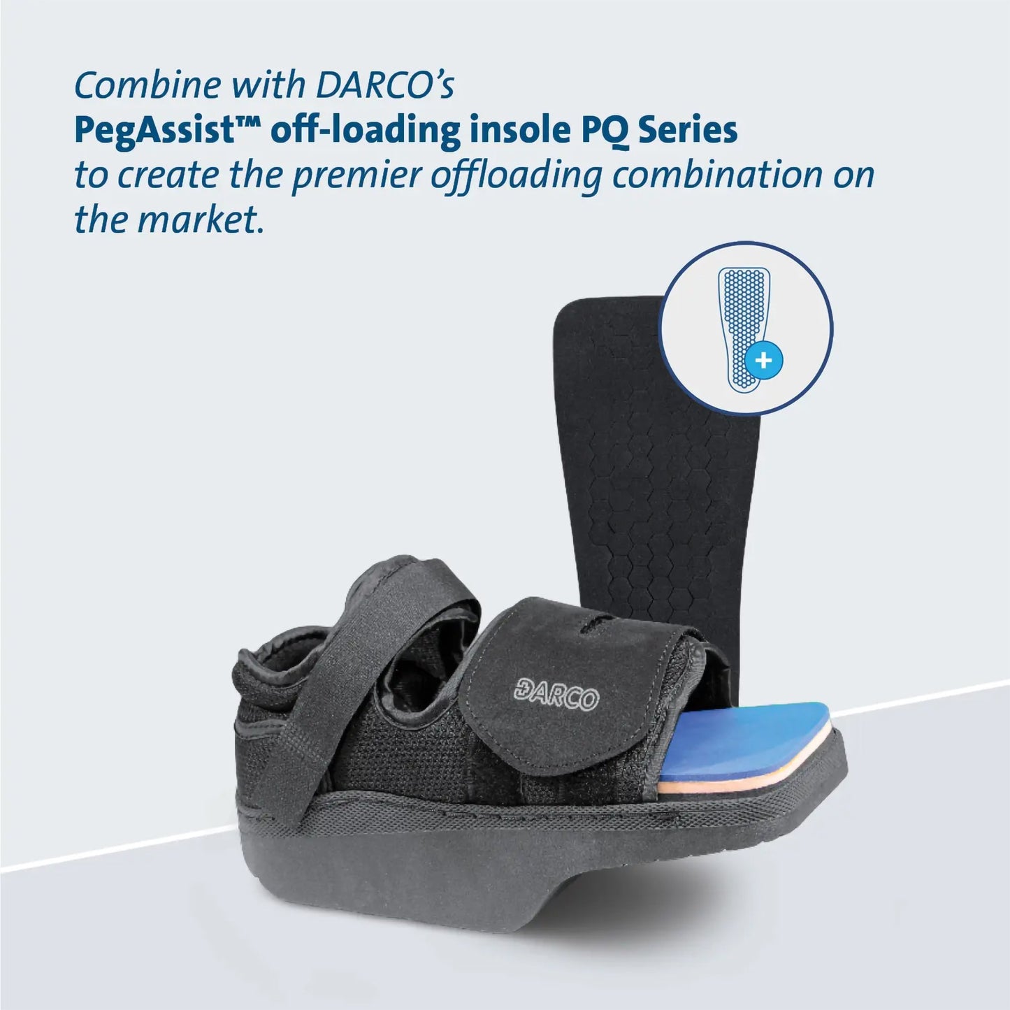 Darco® OrthoWedge™ Post-Op Shoe X-Large Male Black (683890_EA)