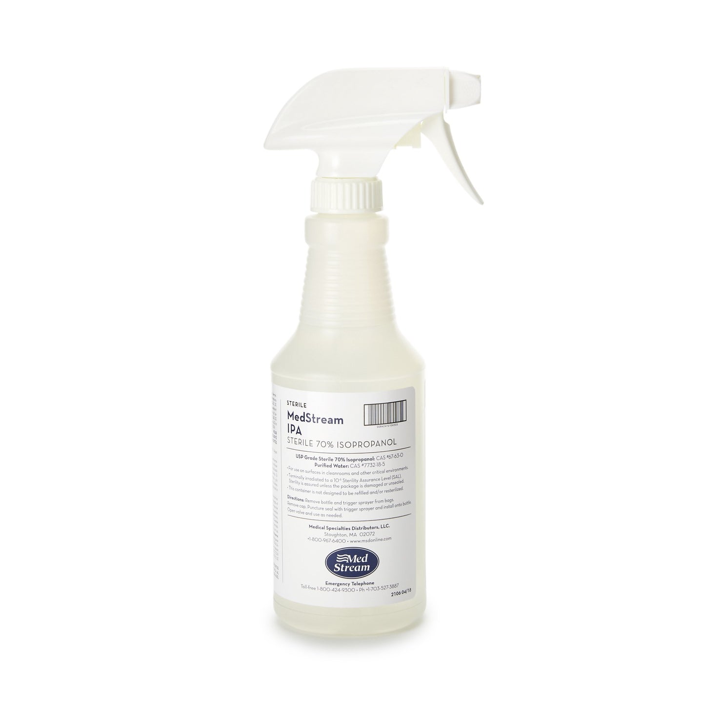 McKesson Surface Disinfectant Cleaner Alcohol Based Trigger Spray Liquid 16 oz. Bottle Alcohol Scent Sterile (1139242_EA)