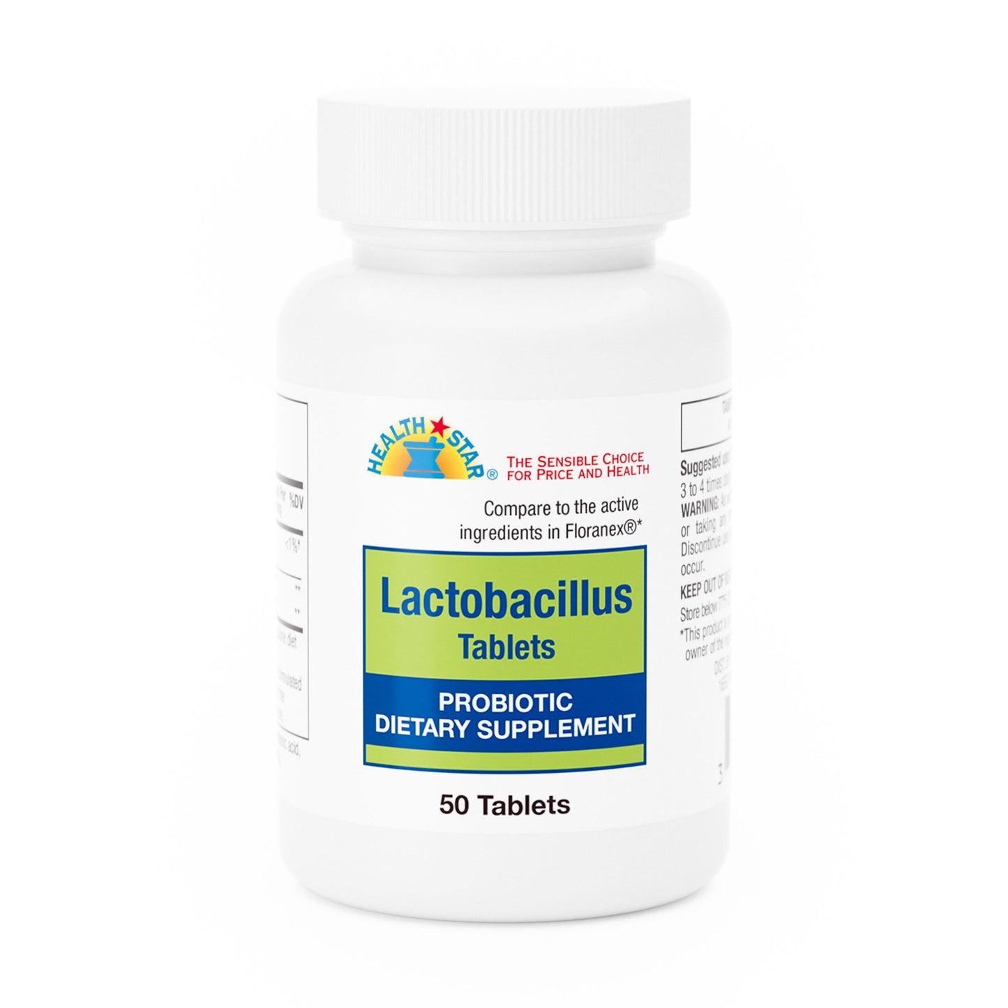 HEALTHSTAR® Probiotic Dietary Supplement 50 per Bottle Tablet (1039130_BT)