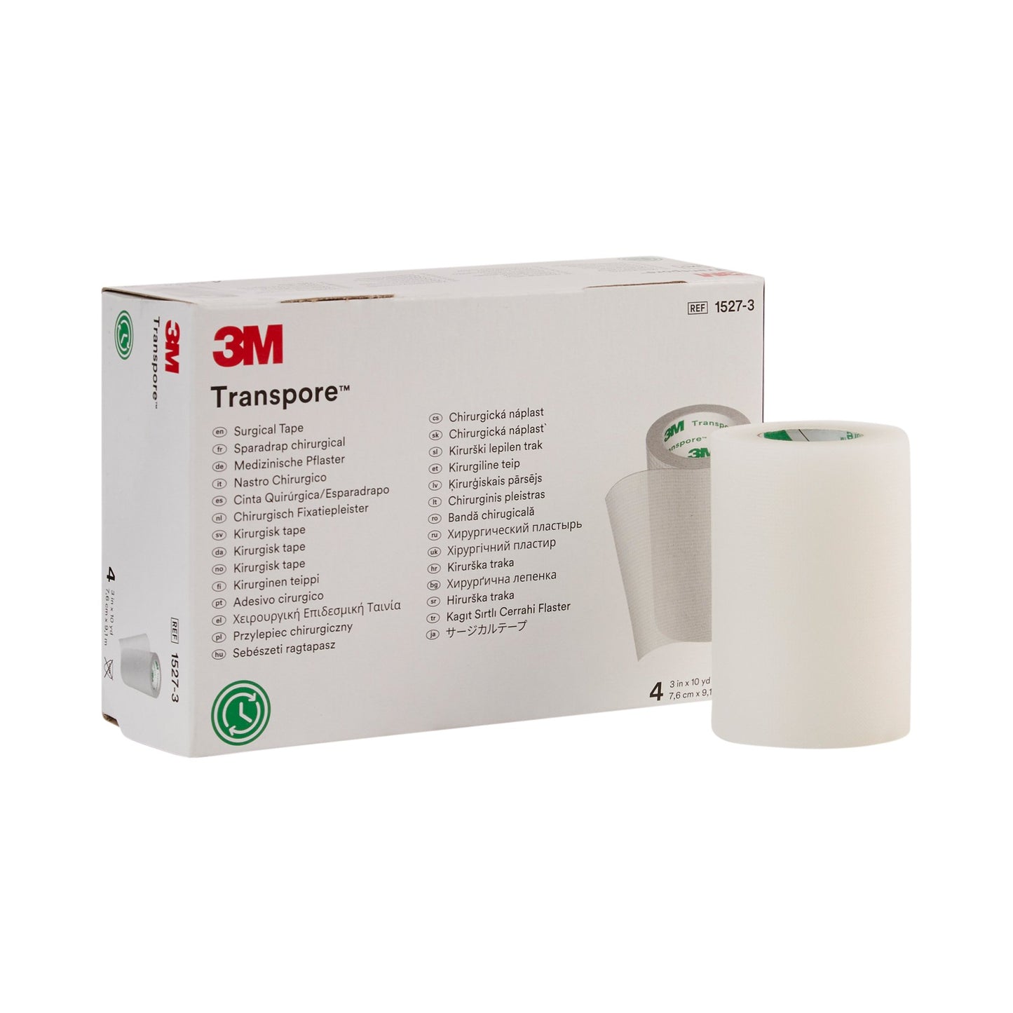 3M™ Transpore™ Medical Tape Transparent 3 Inch X 10 Yard Plastic NonSterile (5765_EA)