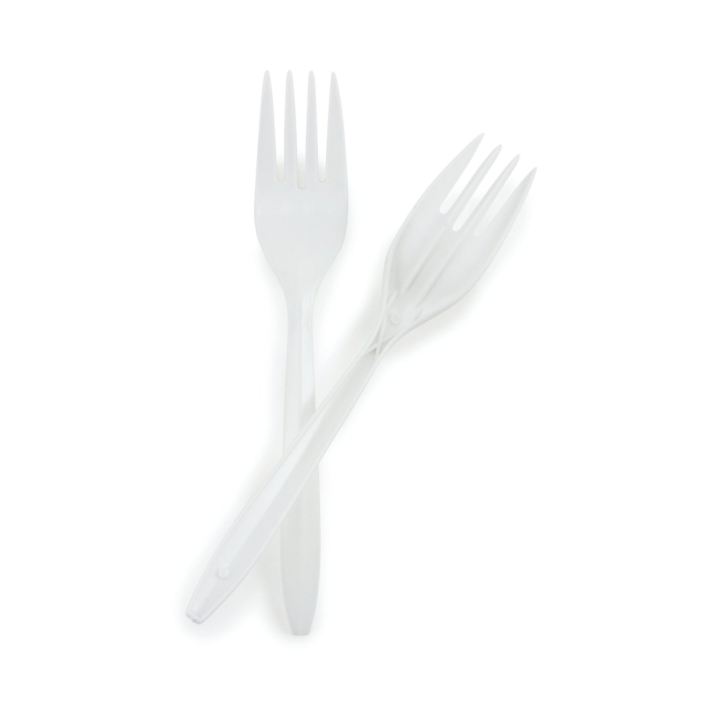 McKesson Fork Medium Weight White Polypropylene (959243_CS)