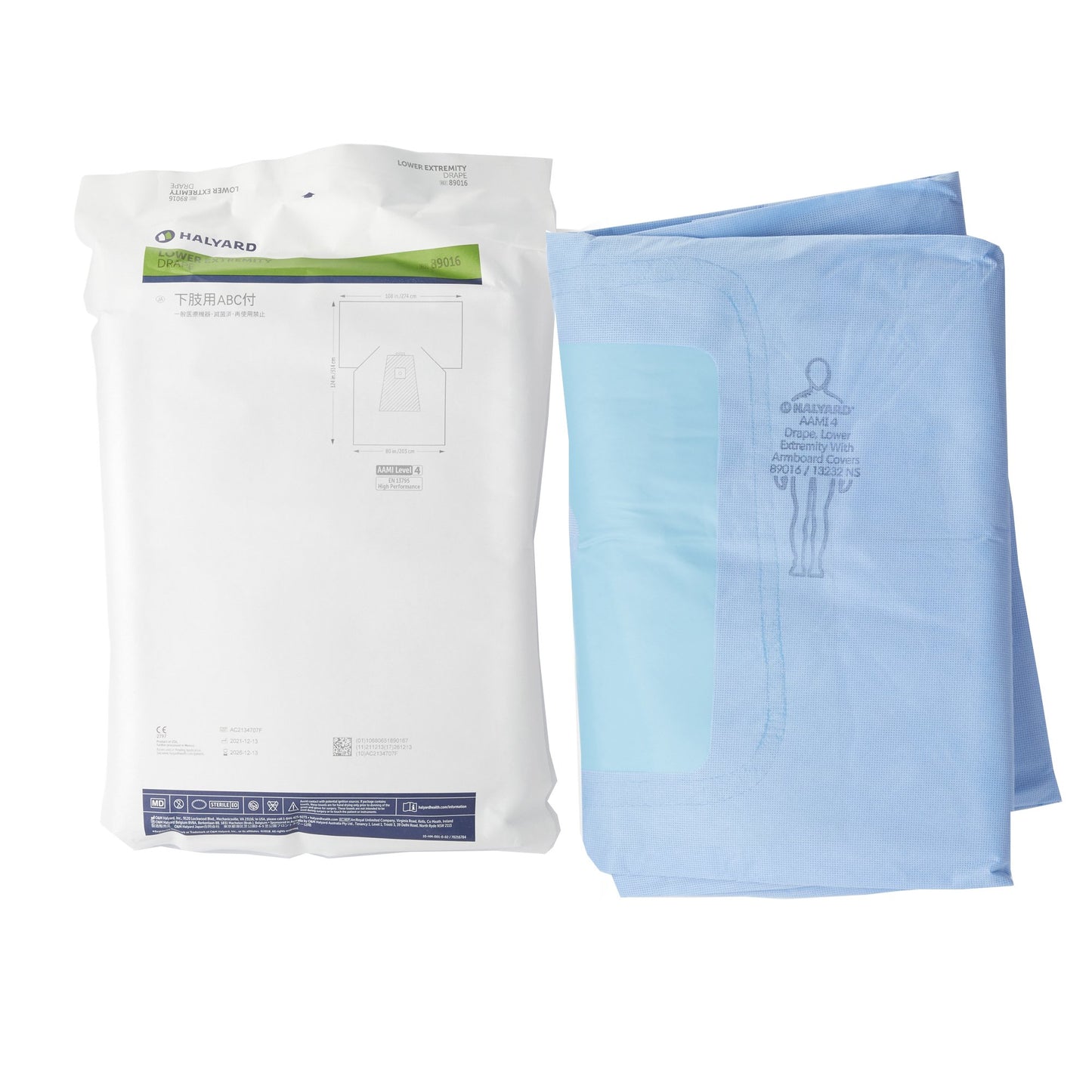 O&M Halyard Inc Orthopedic Drape Lower Extremity Drape 108 W X 80 W X 124 L Inch Sterile (347105_CS)