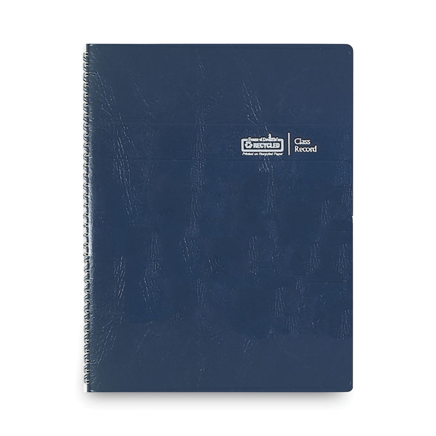 House of Doolittle™ Recycled Class Record Book, 8 Classes, 35 Students, 9 to 10 Week Terms, 40-Week Span, Blue Cover, 11 x 8.5 Sheets (HOD51407)