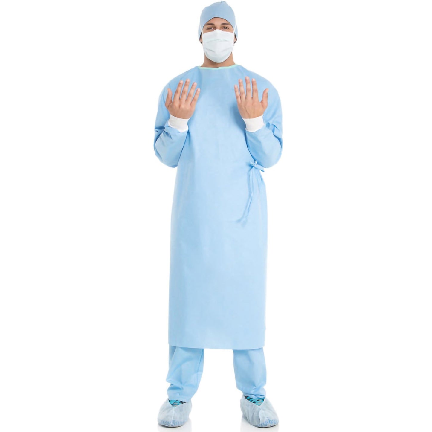ULTRA Fabric-Reinforced Surgical Gown with Towel X-Large Blue Sterile ASTM D4966 Disposable (218918_EA)