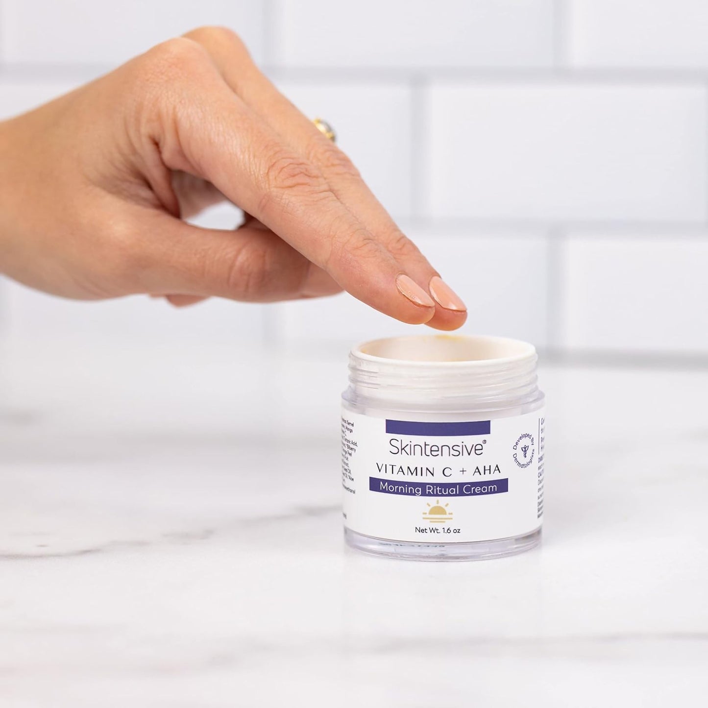 Skintensive® Vitamin C + AHA Morning Ritual Cream Facial Moisturizer 1.6 oz. Jar Unscented Cream (1267987_EA)