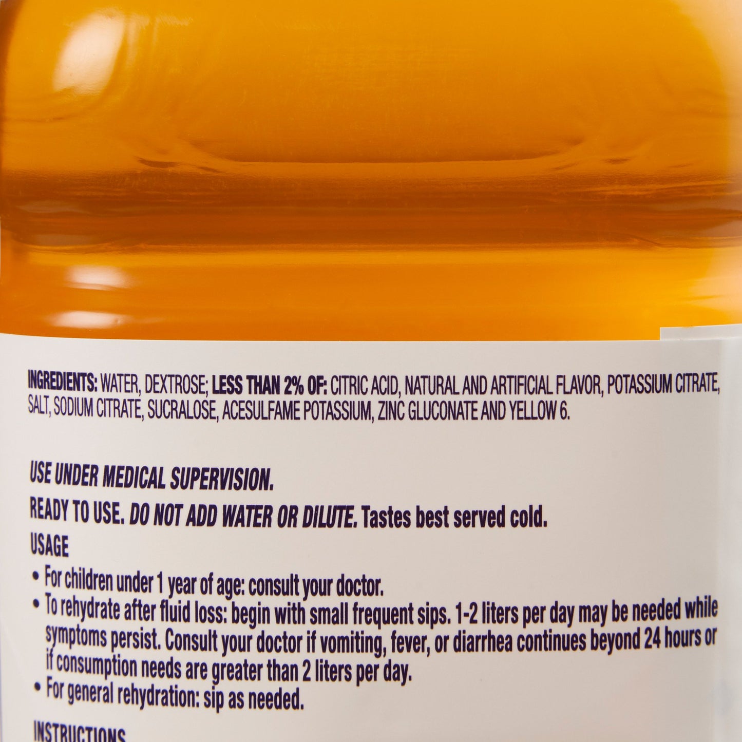 Pedialyte® Classic Oral Electrolyte Solution Mixed Fruit Flavor 33.8 oz. Electrolyte (223081_CS)